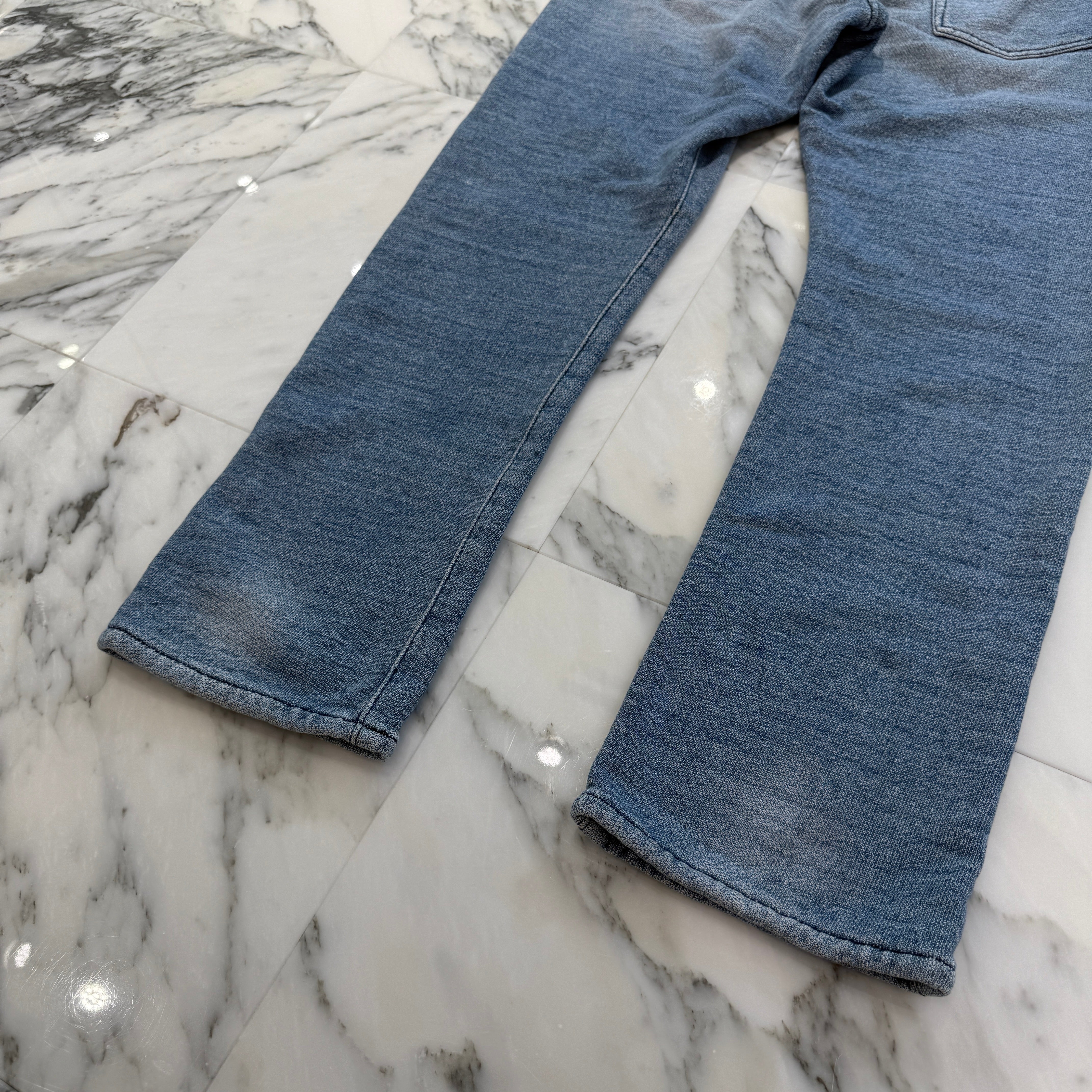 CHROME HEARTS Cross Ball Sweat Denim Pants Size 38 クロムハーツ クロスボール スウェット デニムパンツ サイズ38