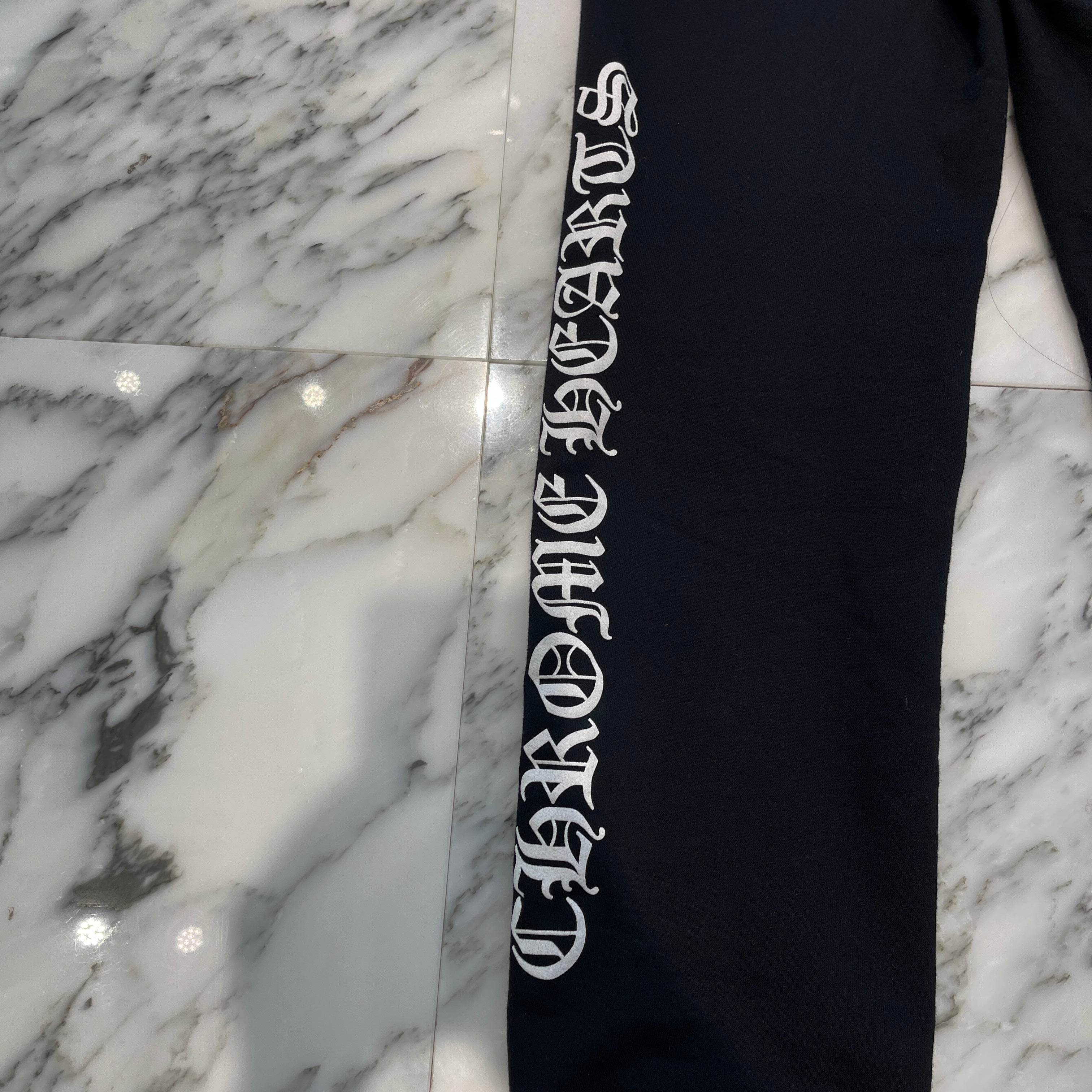 CHROME HEARTS Scroll Logo Label Side Logo Sweat Long Pants Size XS クロムハーツ スクロールロゴラベル サイドロゴ スウェットロングパンツ サイズXS