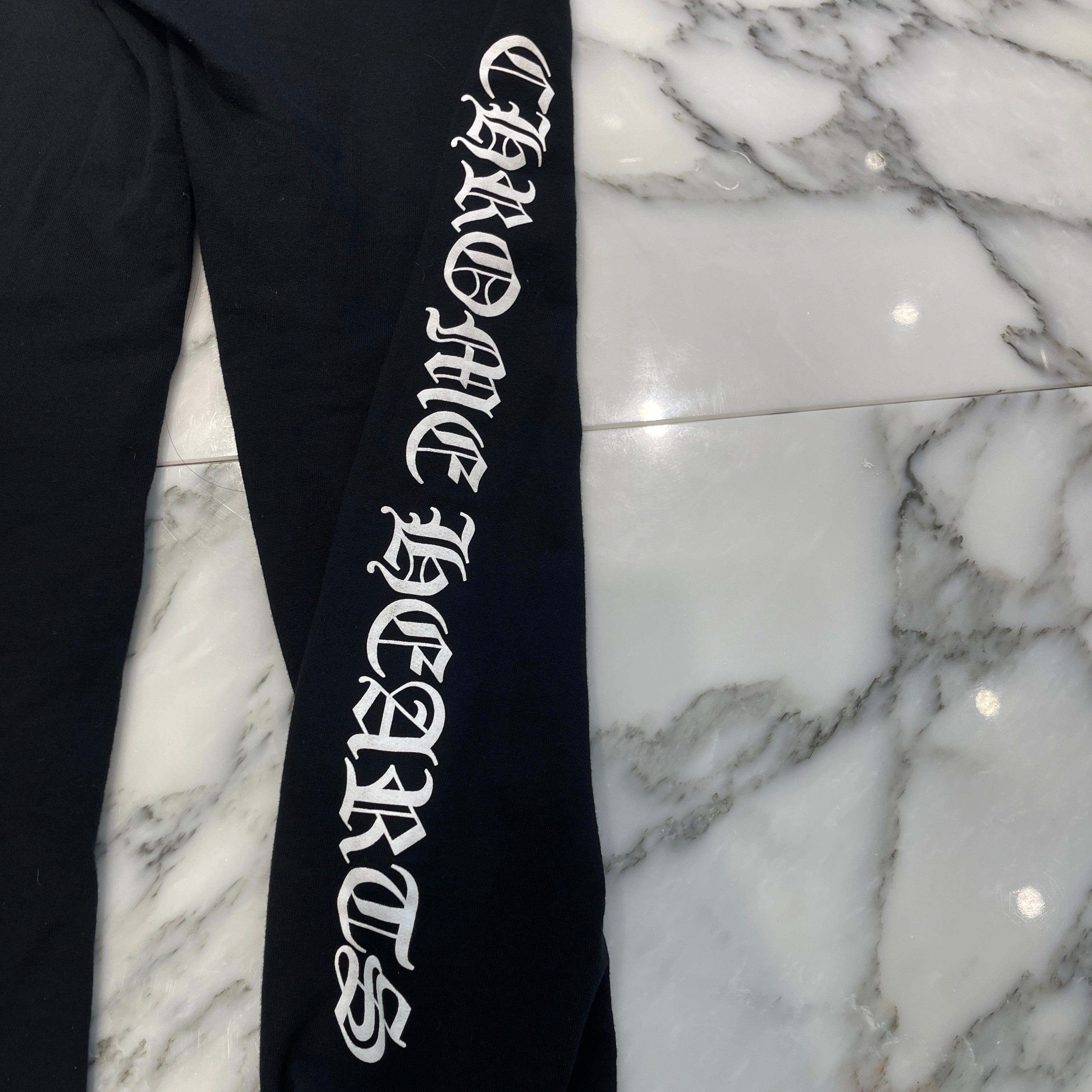 CHROME HEARTS Scroll Logo Label Side Logo Sweat Long Pants Size XS クロムハーツ スクロールロゴラベル サイドロゴ スウェットロングパンツ サイズXS