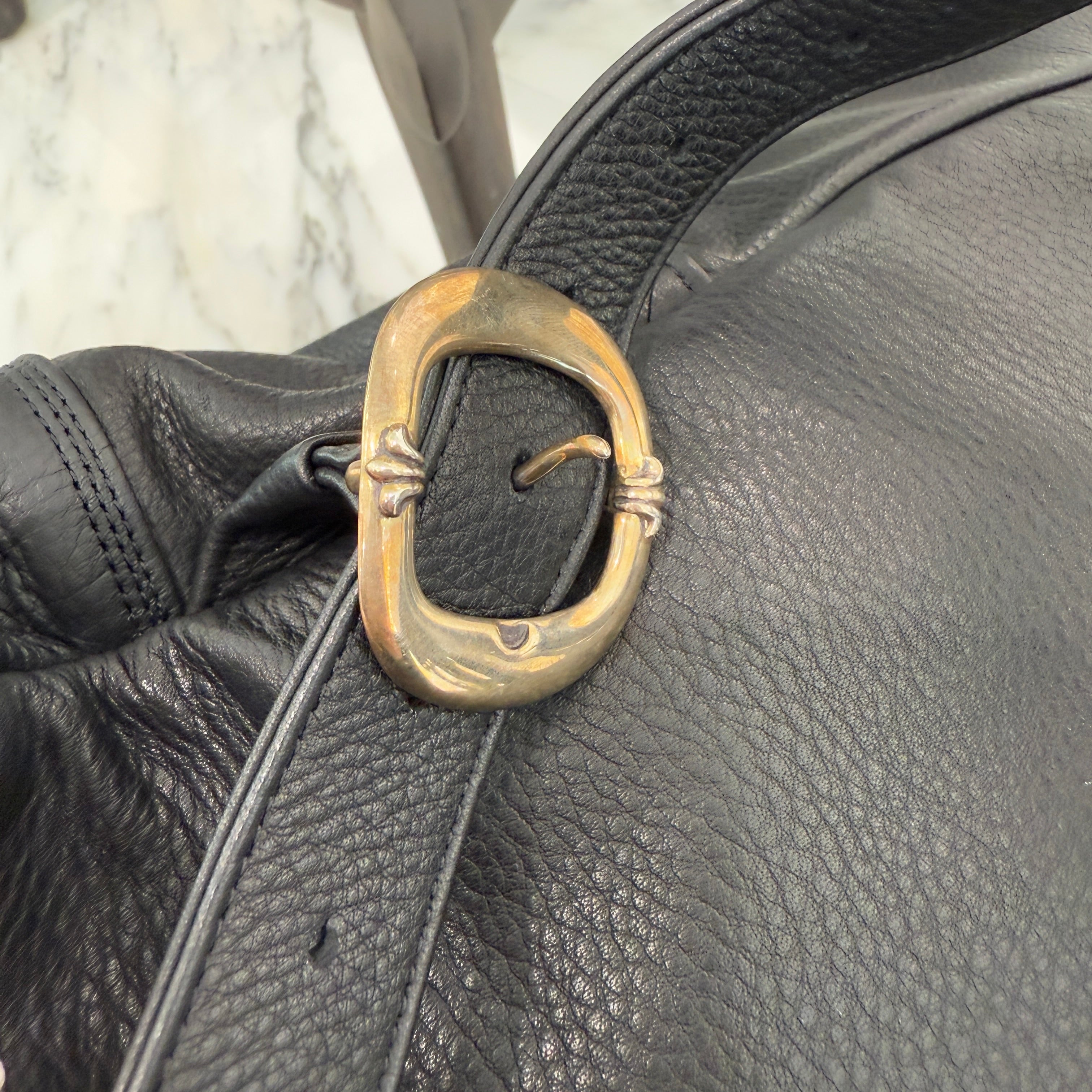 CHROME HEARTS Seventh Grade Leather Cross Patch Back Pack クロムハーツ セブンスグレード レザークロスパッチ バックパック