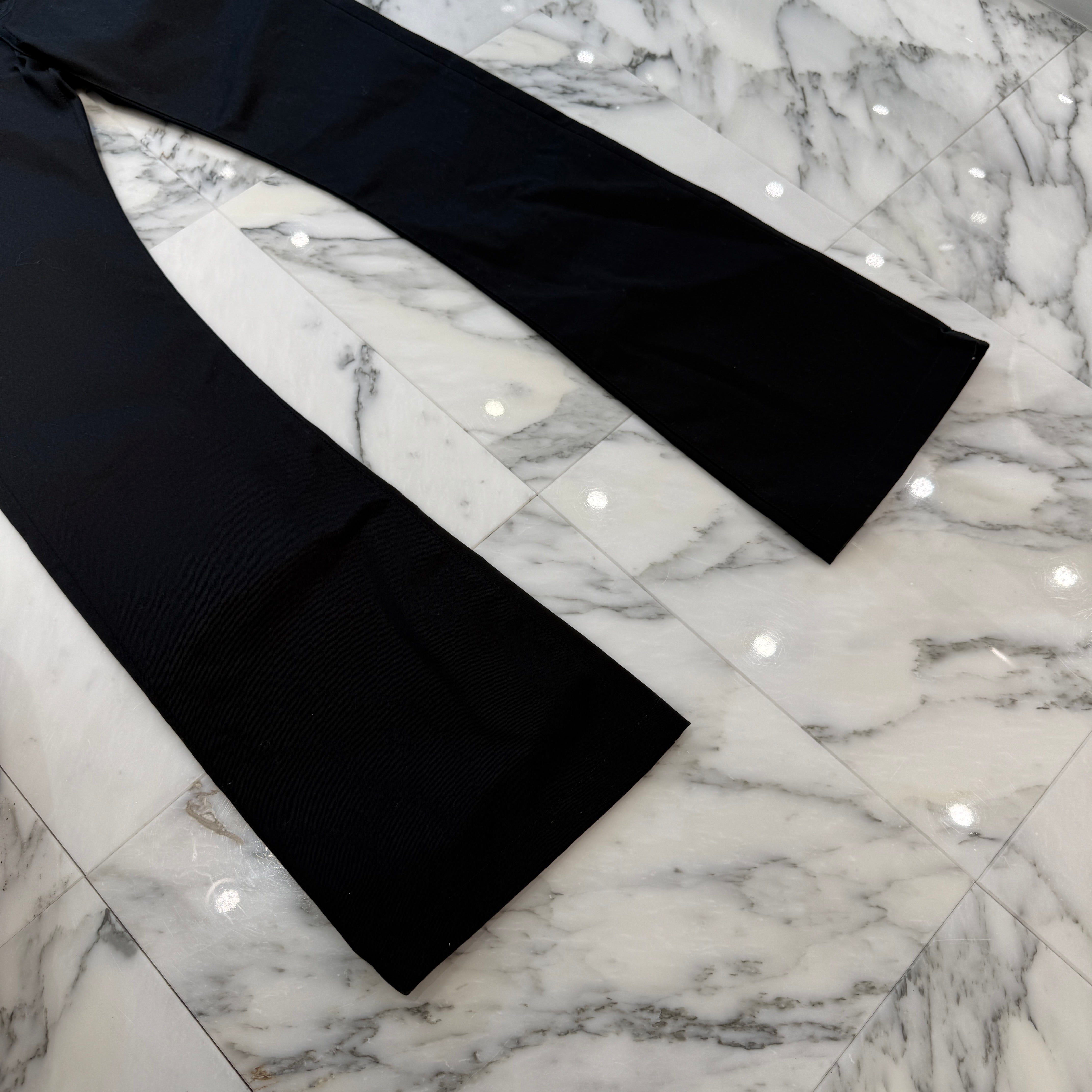 CHROME HEARTS Cross Ball Button Leather Pocket Wide Chino Pants Size 32 クロムハーツ クロスボールボタン レザーポケット ワイド チノパンツ サイズ32