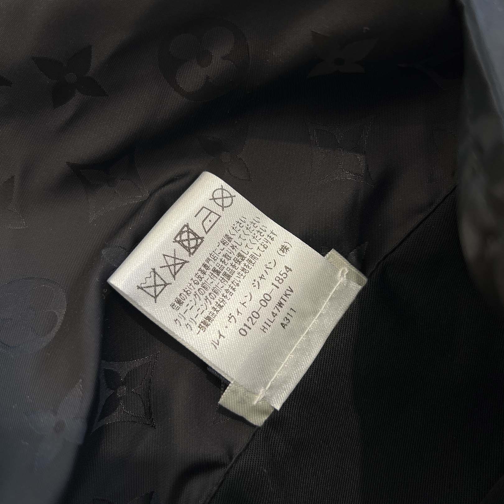 LOUIS VUITTON 2021AW Reversible Leather Nylon Jacket 1A5VFR Size 46 ルイヴィトン リバーシブルレザーナイロンジャケット サイズ46