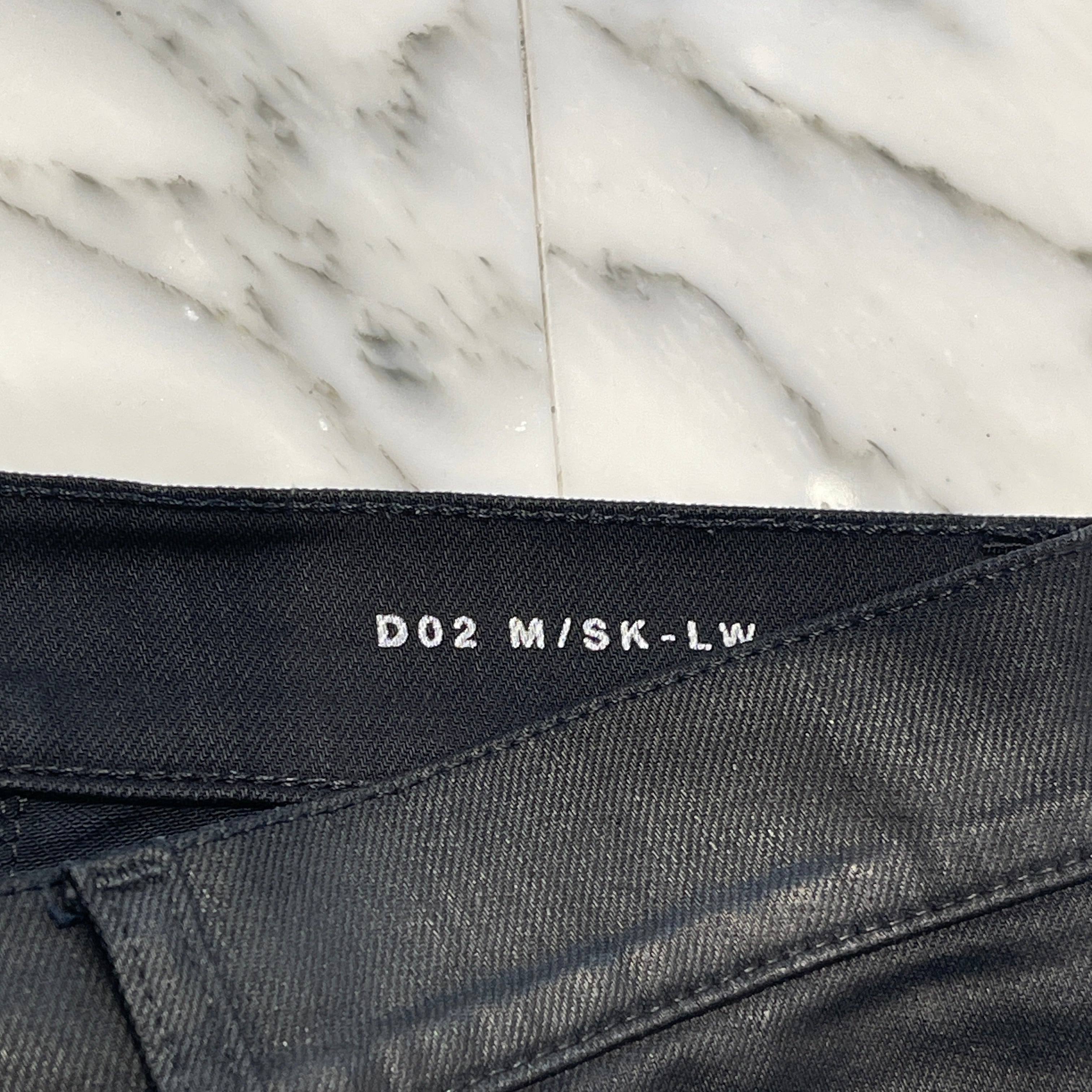 SAINT LAURENT PARIS 2016SS Coated Skinny Denim Pants 390001 Y824 Size 27 サンローランパリ コーティング加工スキニーデニムパンツ サイズ27