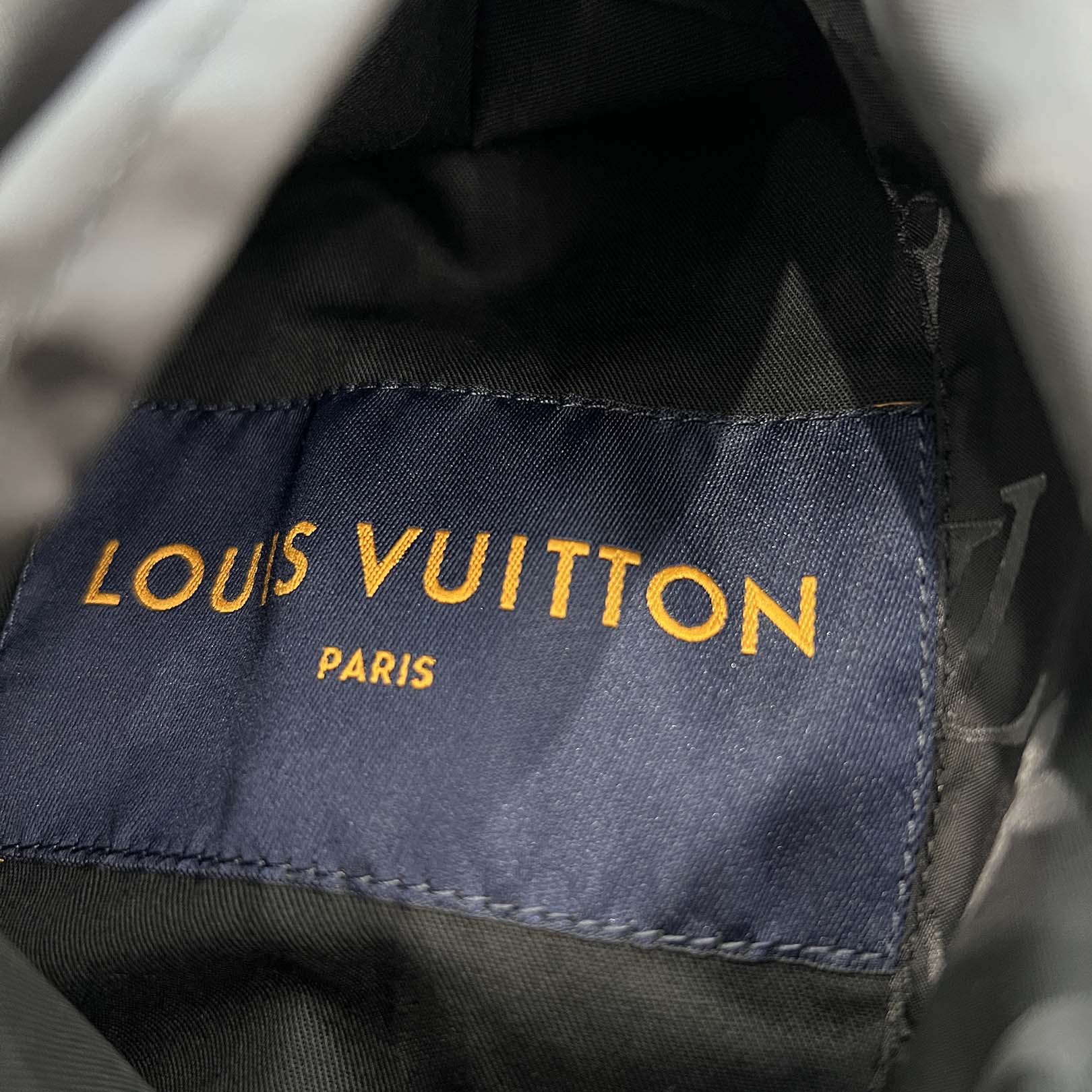 LOUIS VUITTON 2021AW Reversible Leather Nylon Jacket 1A5VFR Size 46 ルイヴィトン リバーシブルレザーナイロンジャケット サイズ46