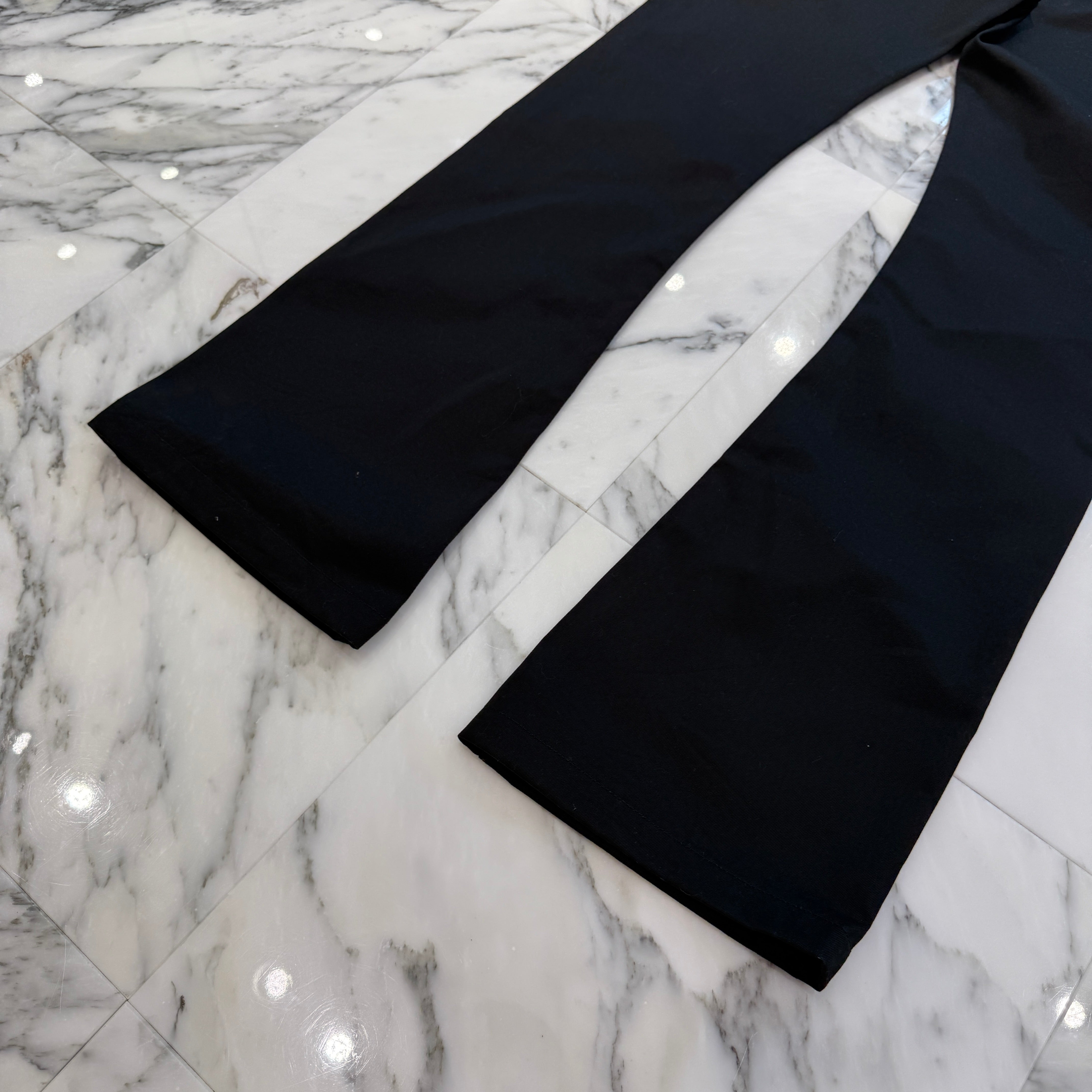 CHROME HEARTS Cross Ball Button Leather Pocket Wide Chino Pants Size 32 クロムハーツ クロスボールボタン レザーポケット ワイド チノパンツ サイズ32