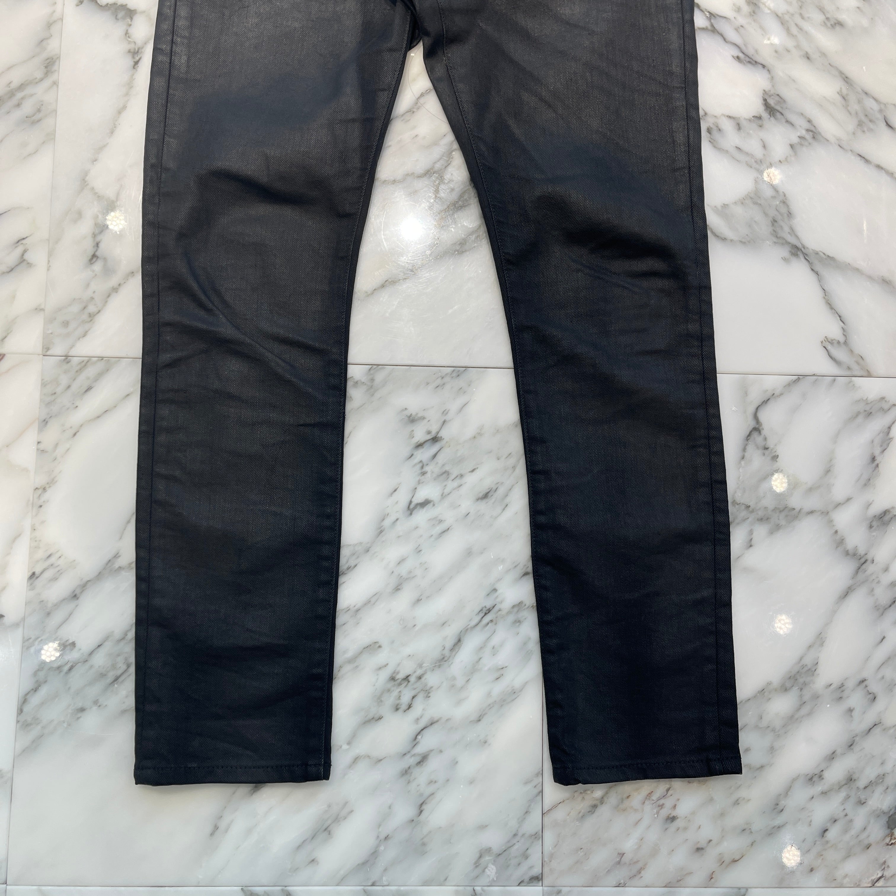 SAINT LAURENT PARIS 2016SS Coated Skinny Denim Pants 390001 Y824 Size 27 サンローランパリ コーティング加工スキニーデニムパンツ サイズ27