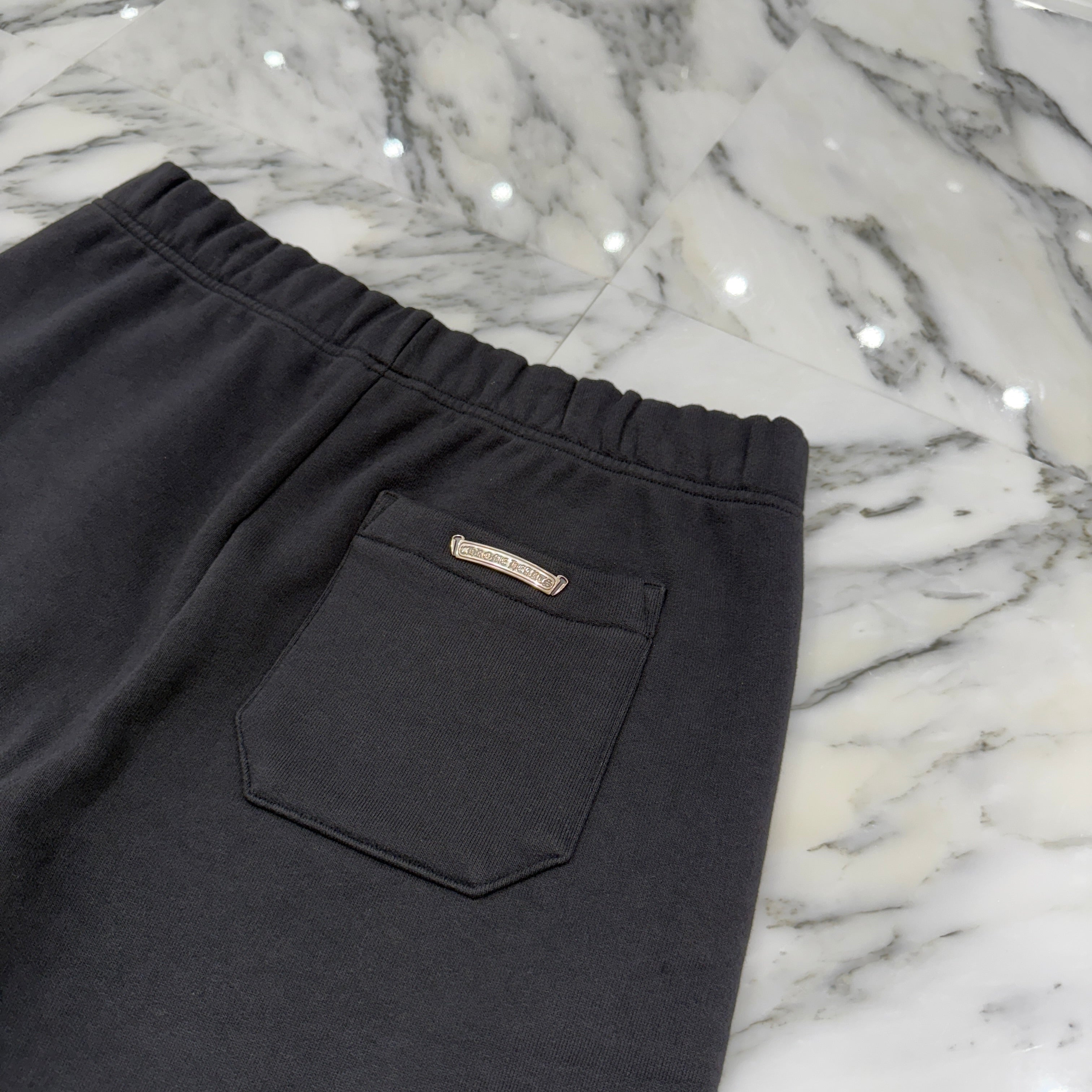 CHROME HEARTS GRP Y NOT 3 Cemetery Cross Patch Sweat Shorts Size M クロムハーツ GRP ワイノット 3 セメタリー クロスパッチ スウェットショーツ サイズM