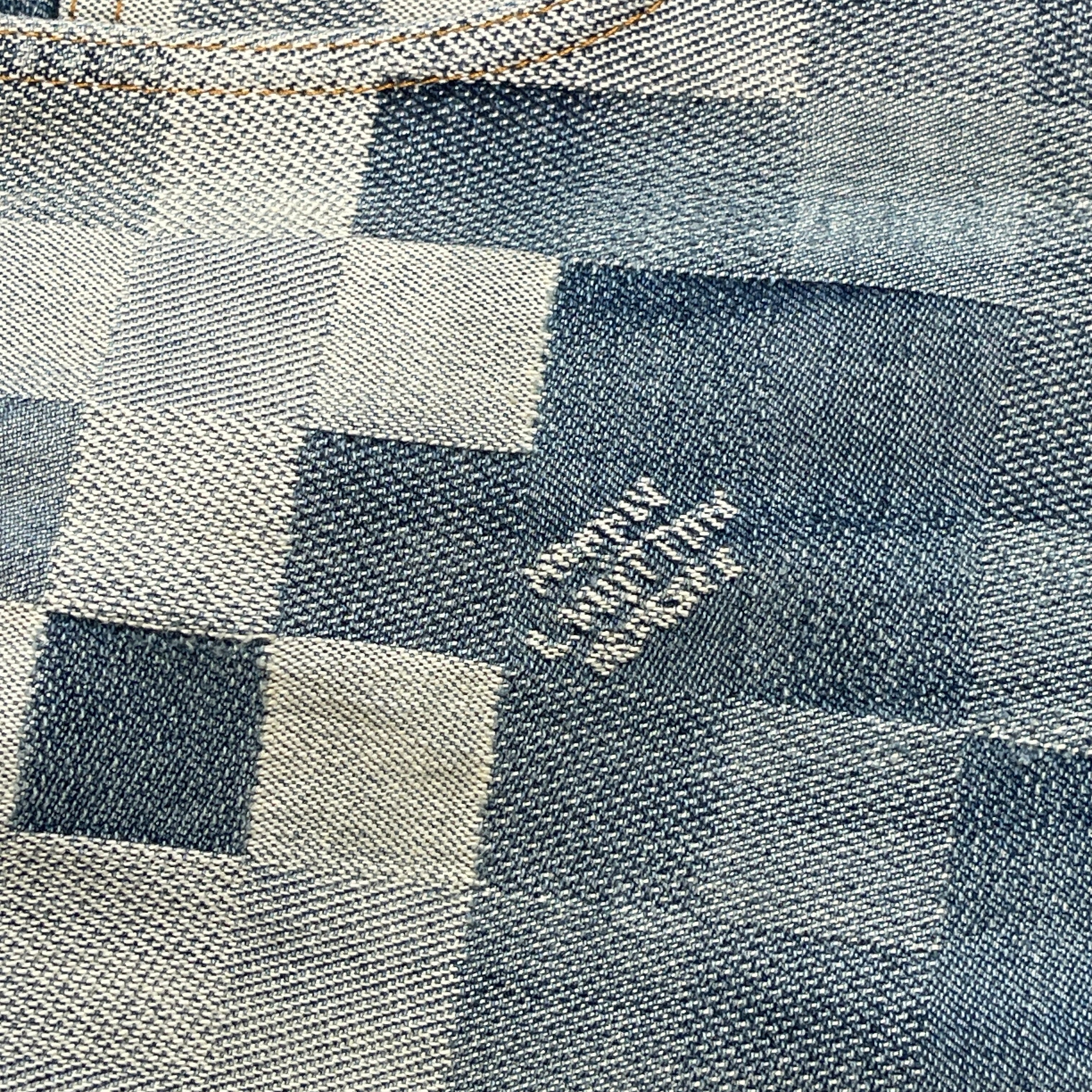 LOUIS VUITTON 2024SS Damier Skate Denim Pants 1AFIA7 Size 32 ルイヴィトン ダミエスケートデニムパンツ サイズ32