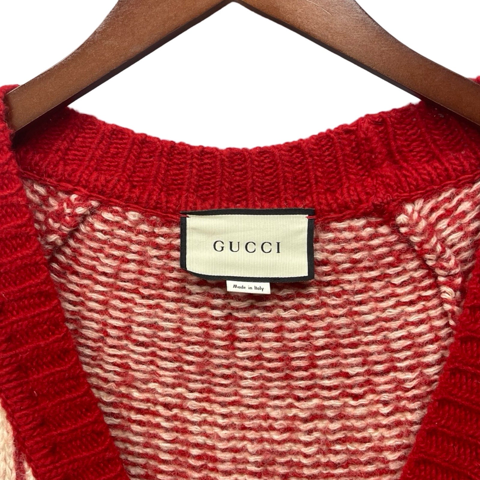 GUCCI 2021AW OVERSIZED WOOL CARDIGAN 633825 SizeM