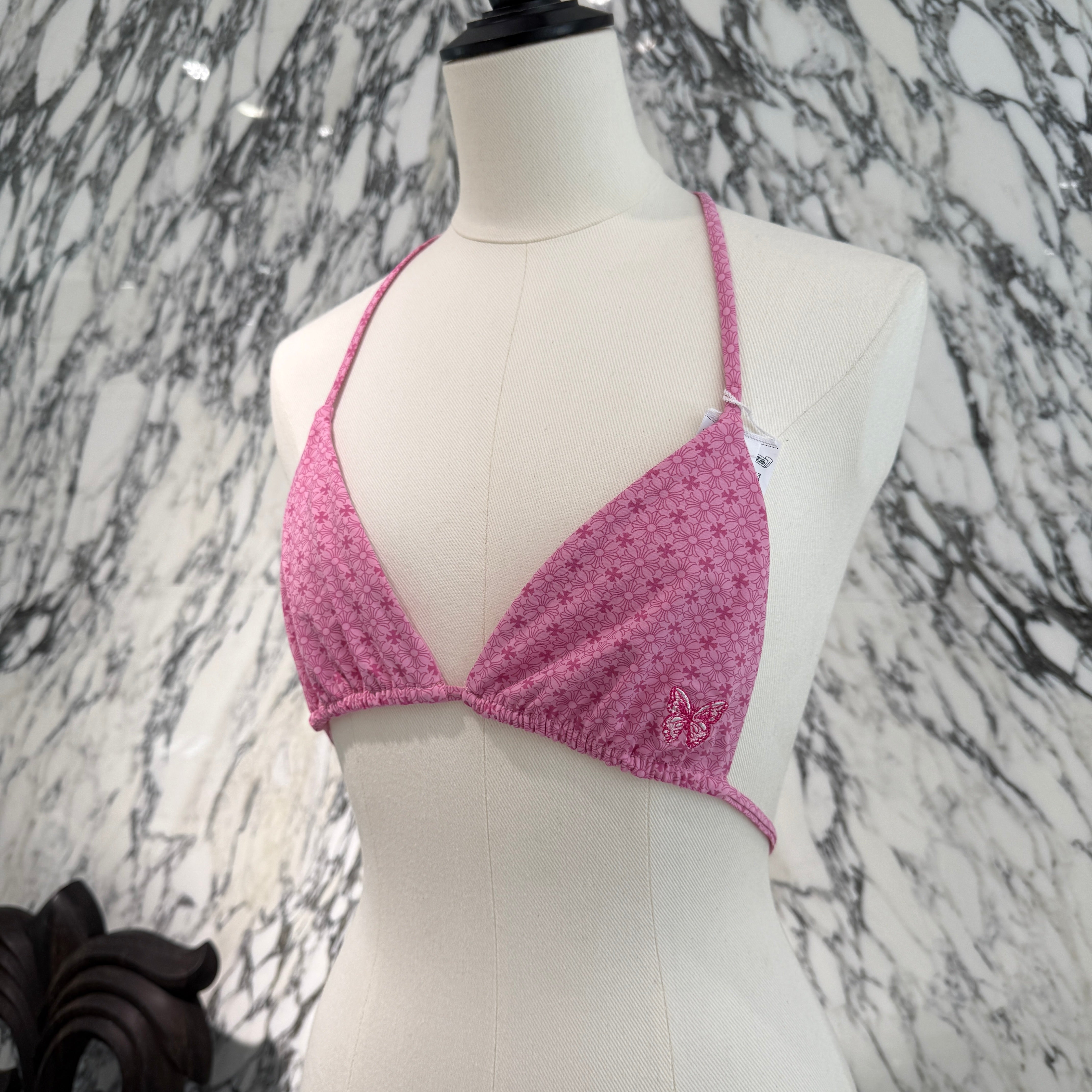 CHROME HEARTS × DIPPED IN BLUE CH Plus Butterfly Embroidery Bikini Swimwear Size S クロムハーツ × ディップドインブルー CHプラス バタフライ刺繍 ビキニ スイムウェア サイズS