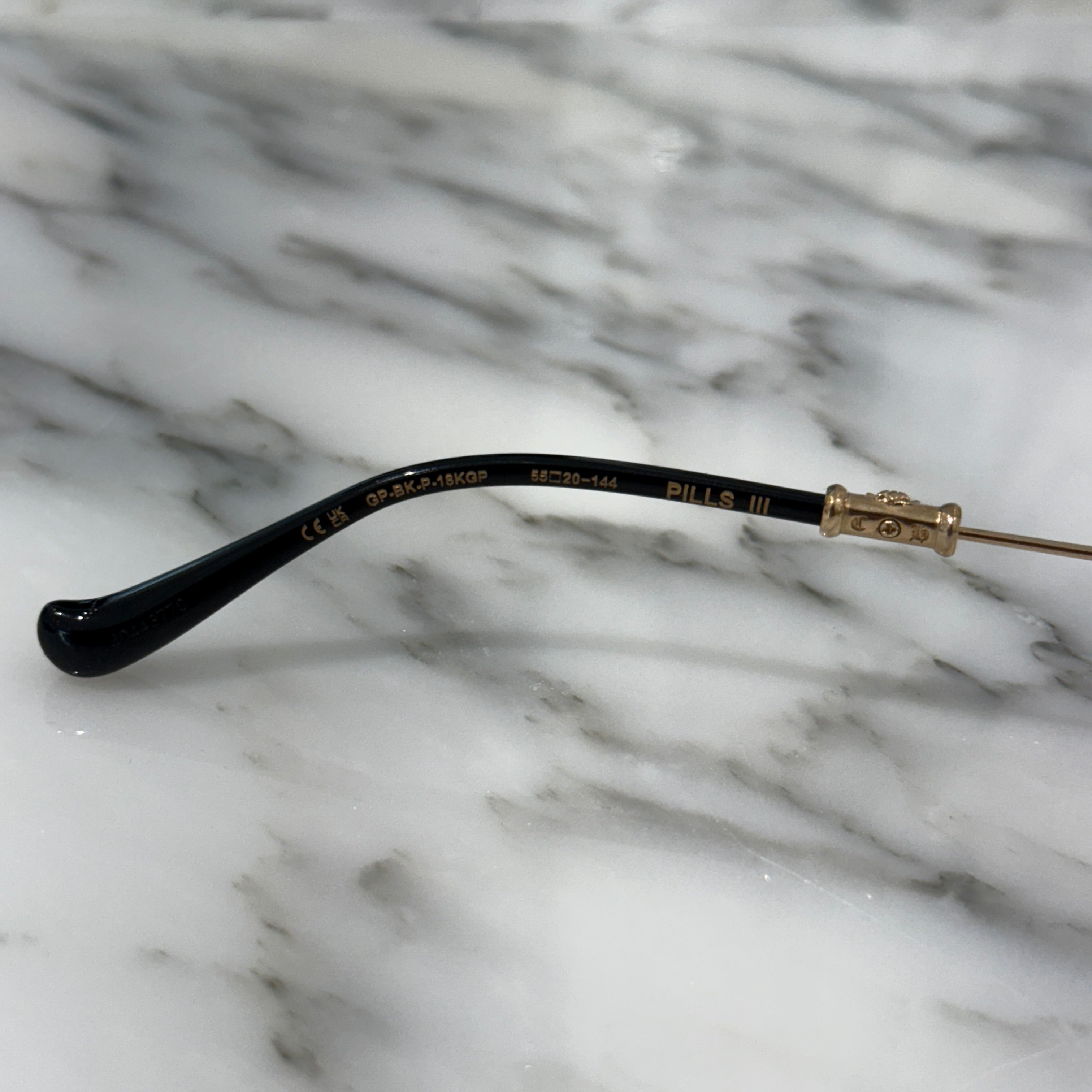 CHROME HEARTS PILLS Ⅲ Sunglasses 55□20-144 クロムハーツ ピルズⅢ サングラス