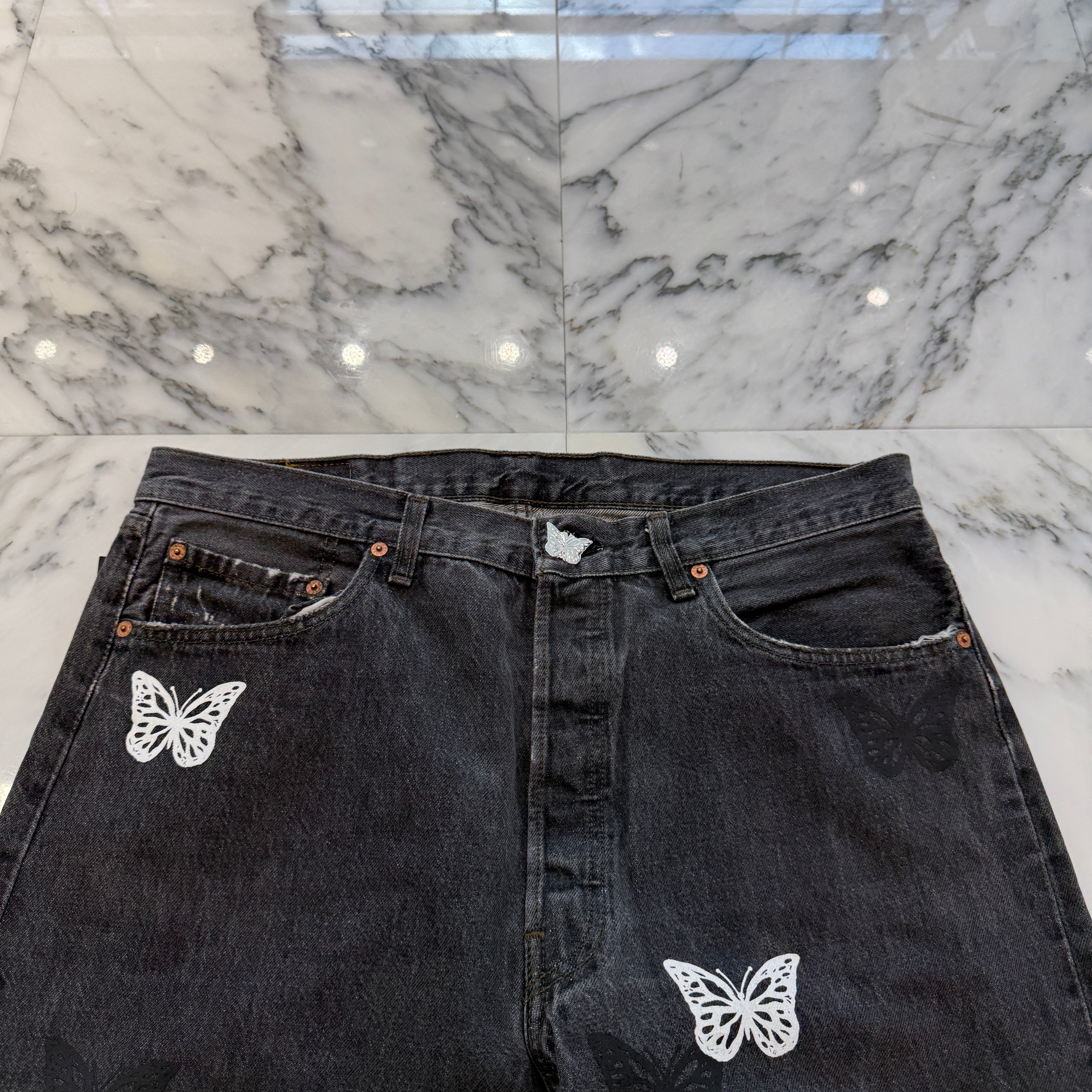 ABOUT DREAMS Butterfly Jeans Size W38×L34 アバウトドリームズ バタフライジーンズ サイズW38×L34
