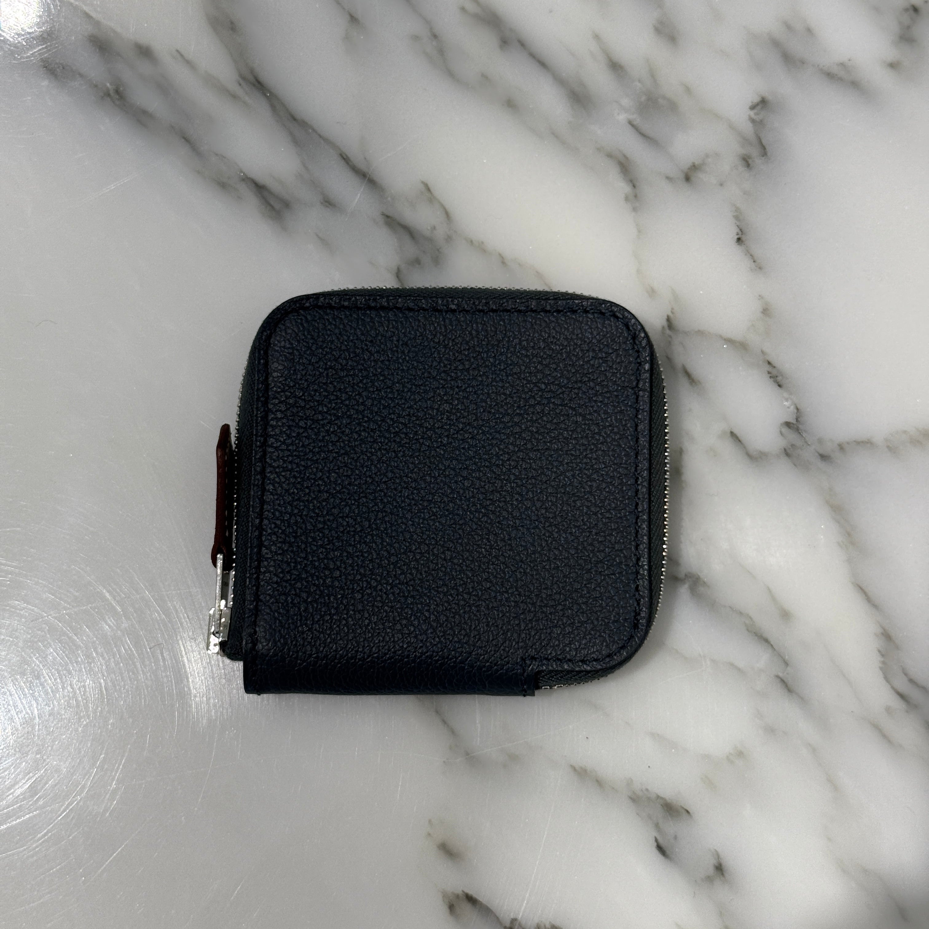 HERMES Azap Compact Silk-In Vaux Epson Coin Case W刻印 エルメス アザップコンパクトシルクインヴォーエプソンコインケース