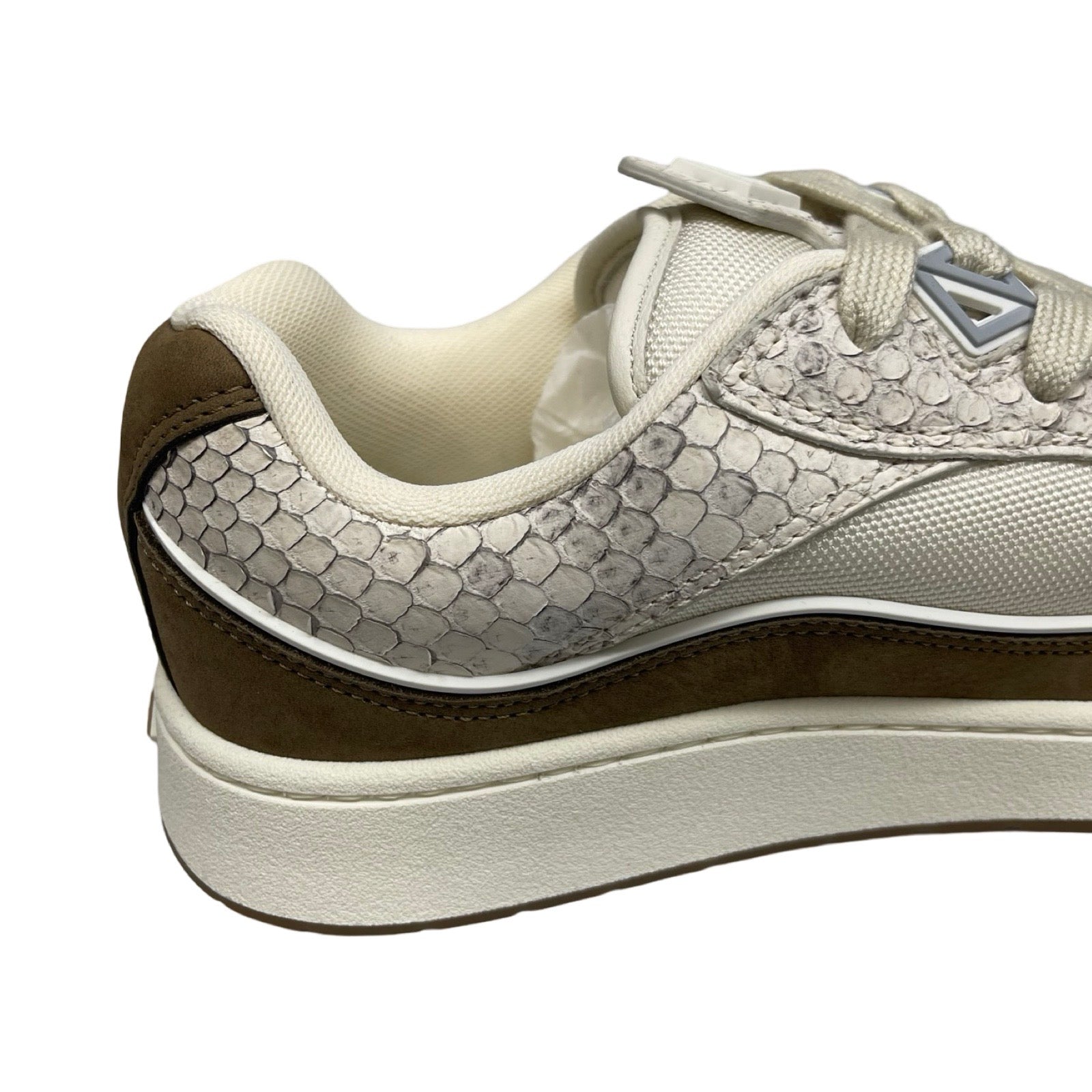 Dior×Travis Scott 2022SS Cactus Jack B713 Mocha Sneaker Nubuck Python Size 41