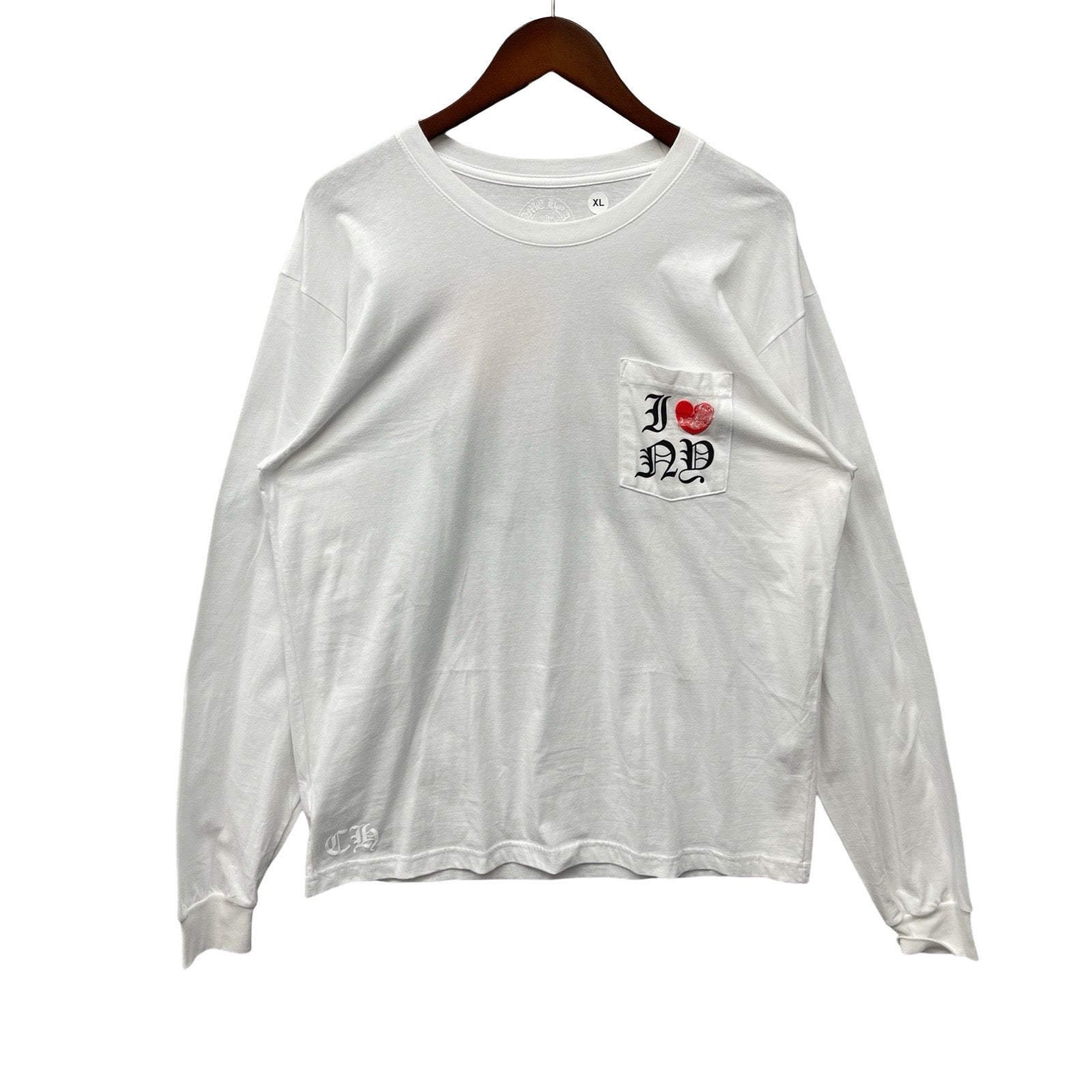 CHROME HEARTS I Love NY Long Sleeve Tee Size XL