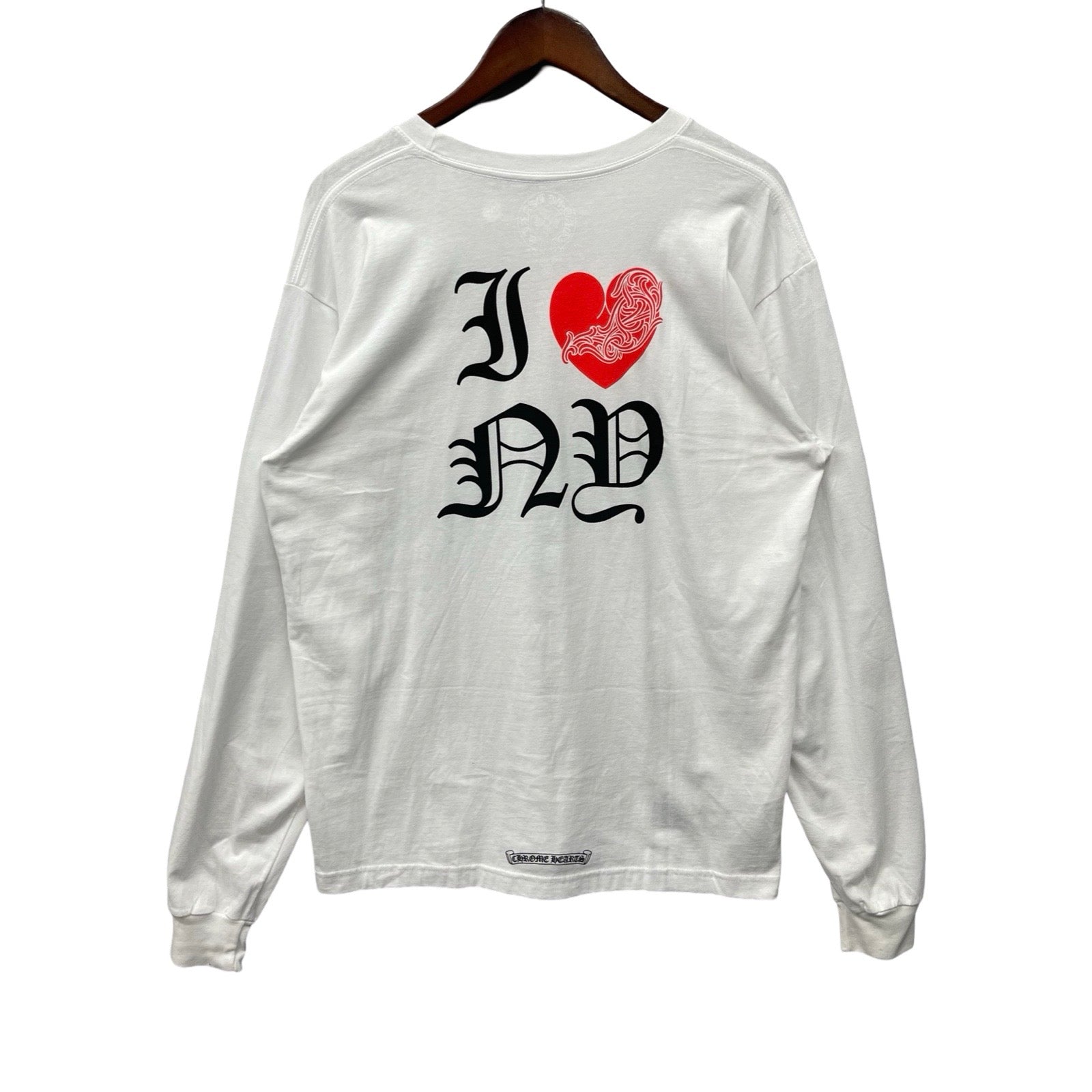 †Chrome Hearts†至高の逸着†I LOVE NY ロンT CHROME HEARTS I Love NY Long Sleeve Tee Size XL – MEMENTOS