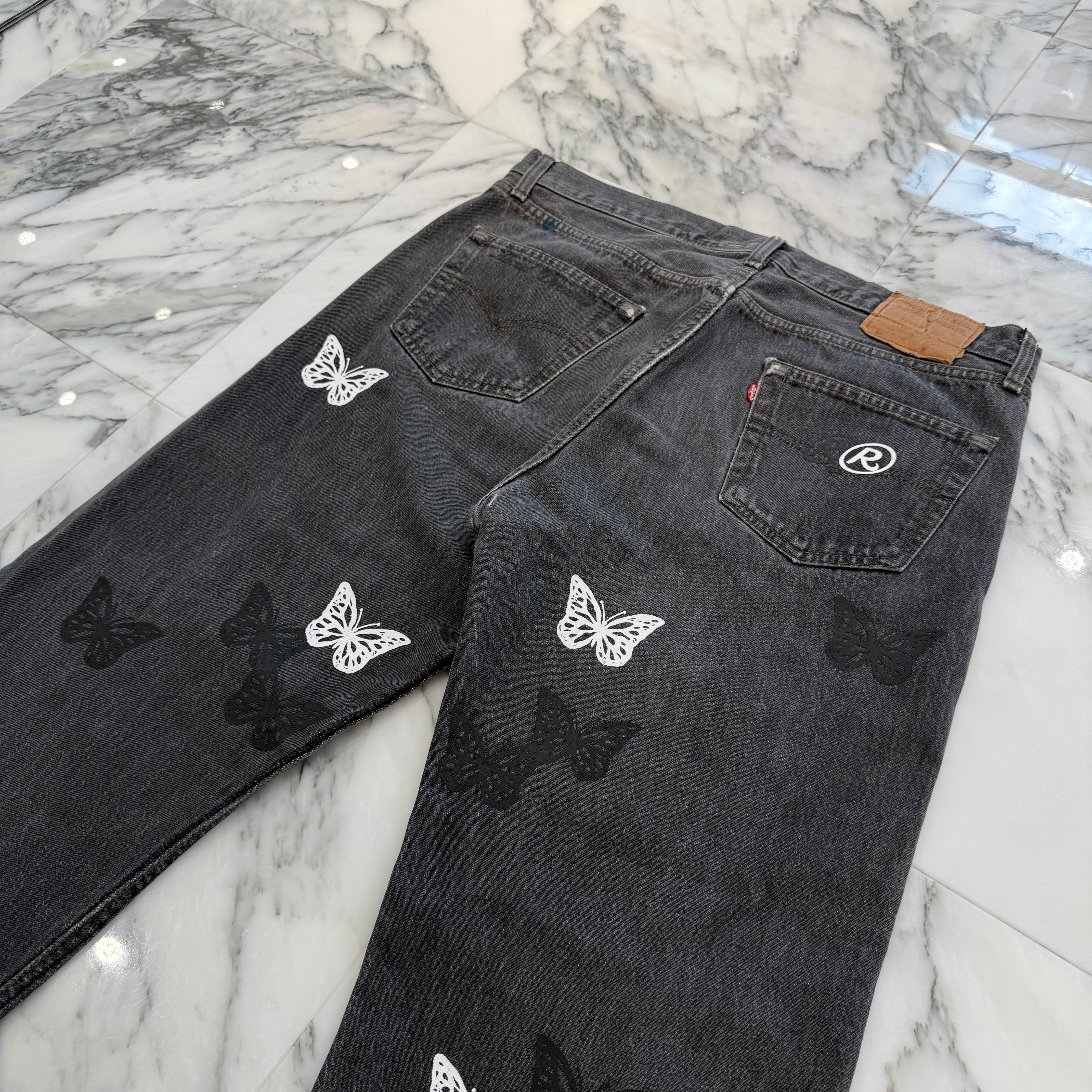 ABOUT DREAMS Butterfly Jeans Size W38×L34 アバウトドリームズ バタフライジーンズ サイズW38×L34