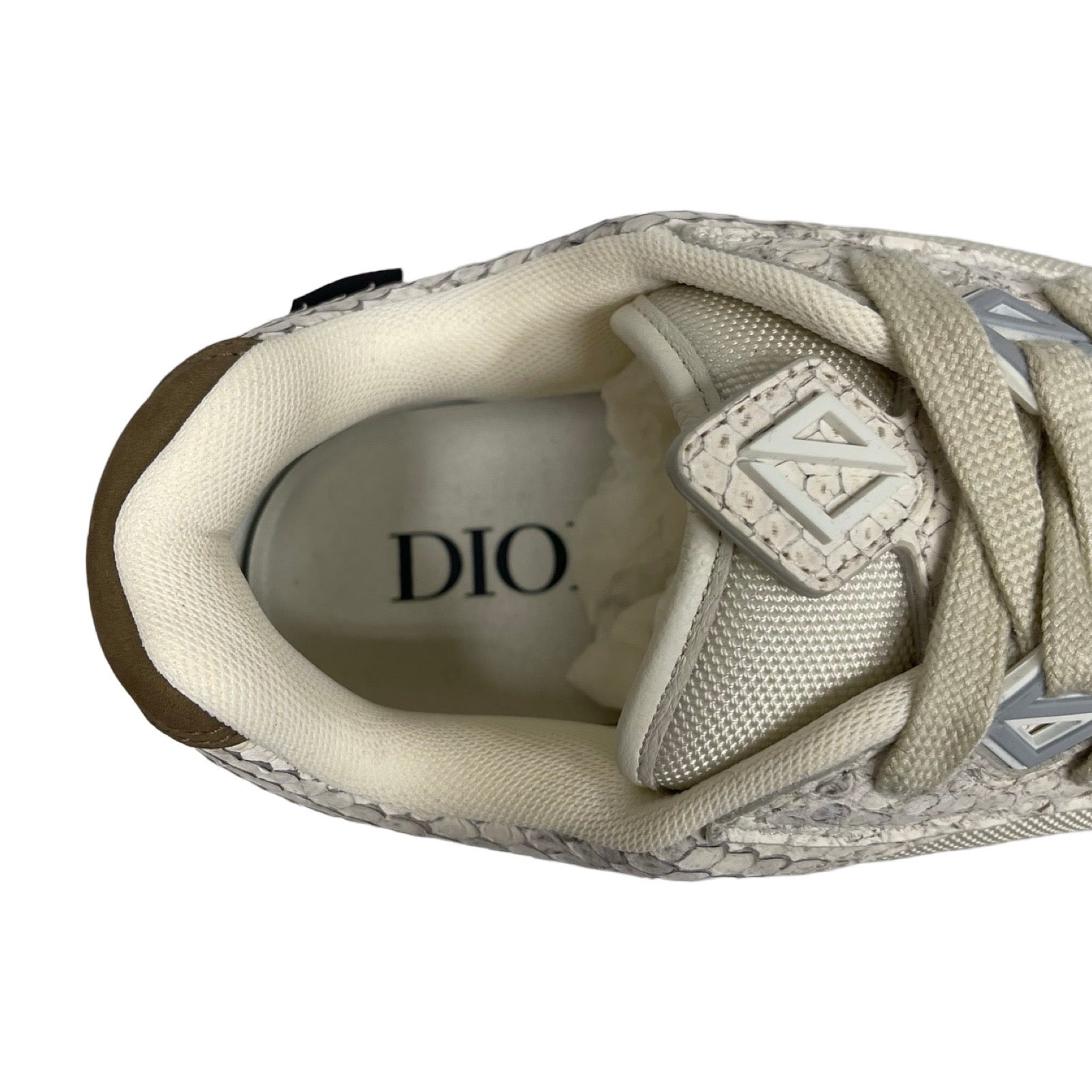 Dior×Travis Scott 2022SS Cactus Jack B713 Mocha Sneaker Nubuck Python Size 41