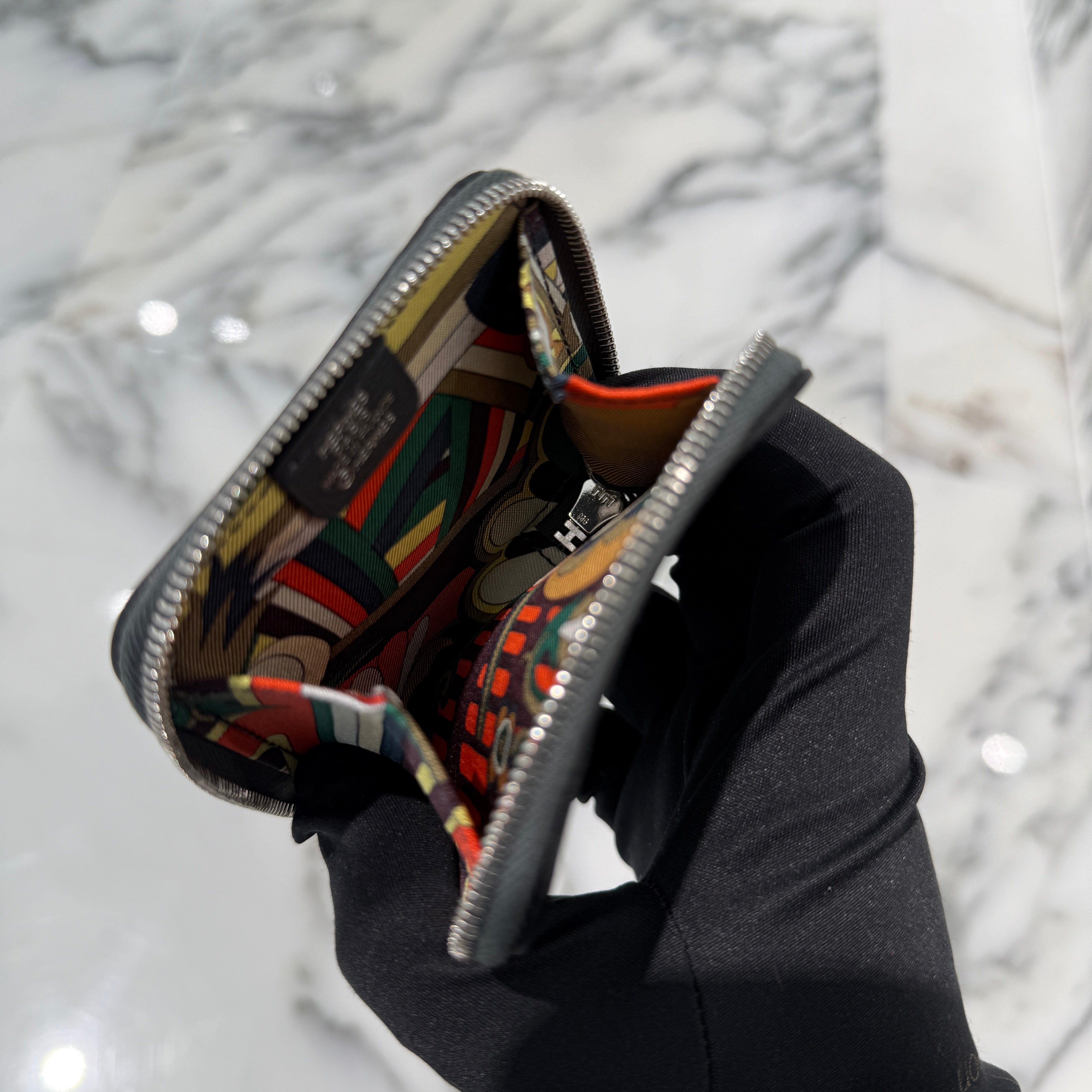 HERMES Azap Compact Silk-In Vaux Epson Coin Case W刻印 エルメス アザップコンパクトシルクインヴォーエプソンコインケース