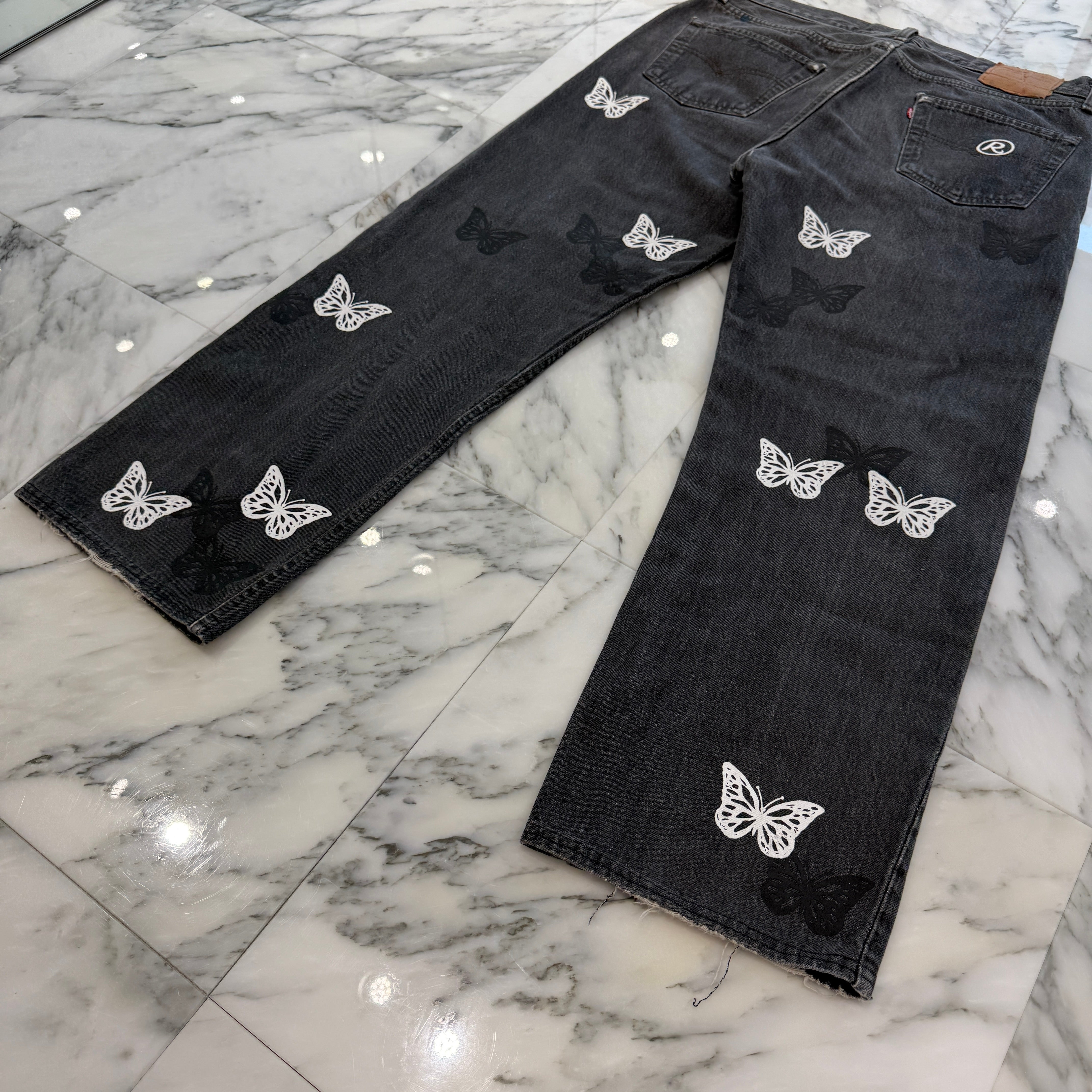 ABOUT DREAMS Butterfly Jeans Size W38×L34 アバウトドリームズ バタフライジーンズ サイズW38×L34
