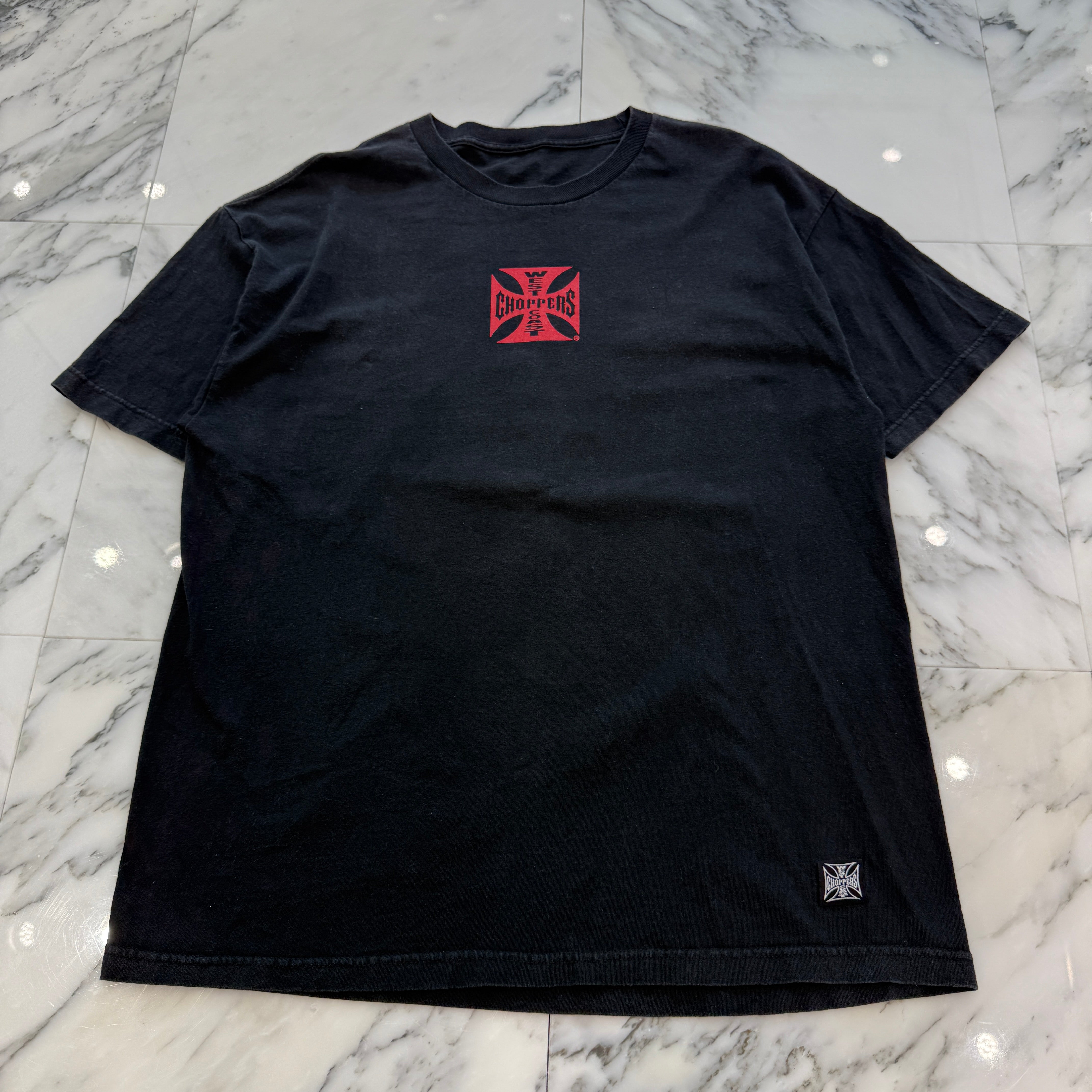 Vintage 00's West Coast Choppers "Austin Texas" IRON CROSS S/S Tee  00's ウエストコーストチョッパーズ "オースティン テキサス" アイアンクロス Tシャツ