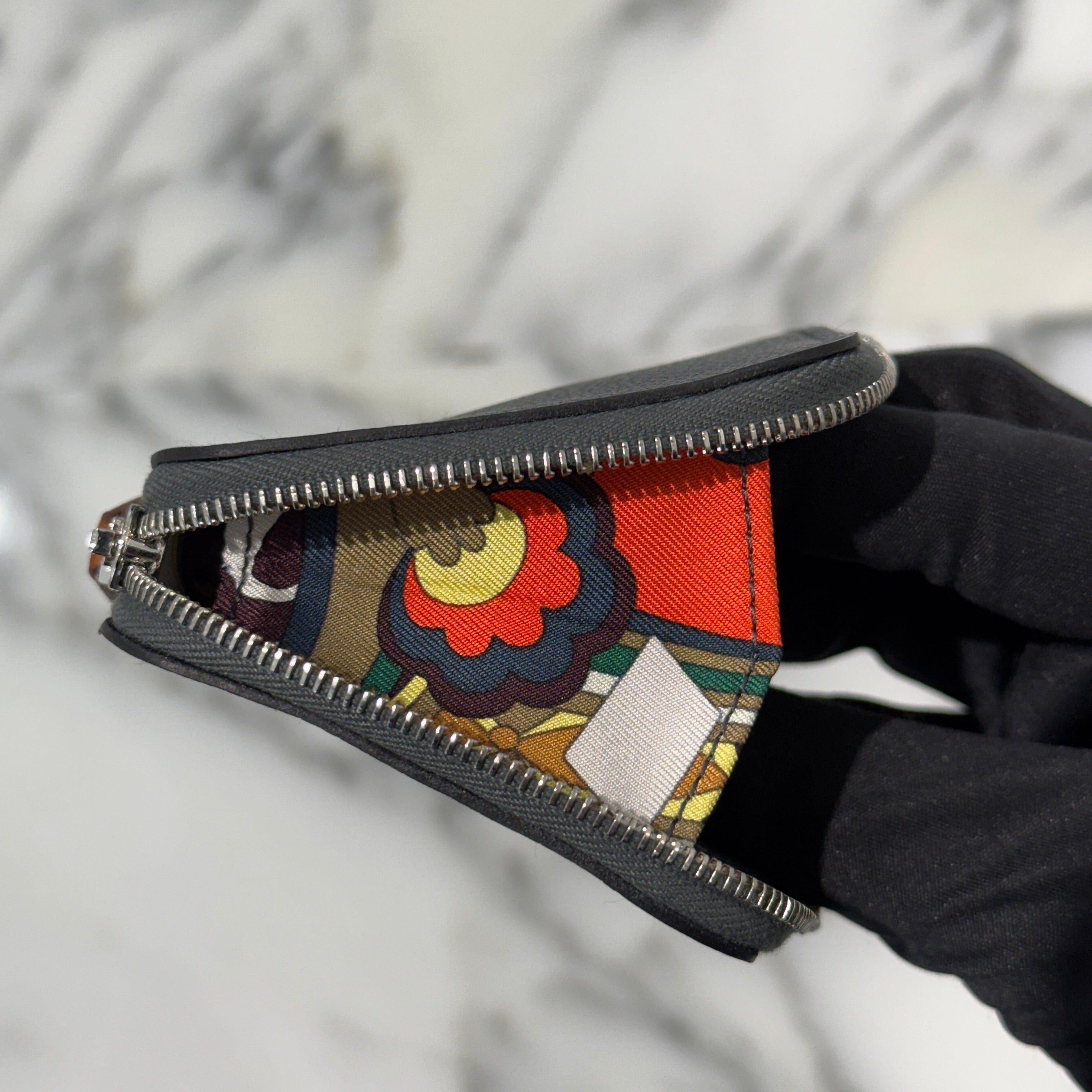 HERMES Azap Compact Silk-In Vaux Epson Coin Case W刻印 エルメス アザップコンパクトシルクインヴォーエプソンコインケース