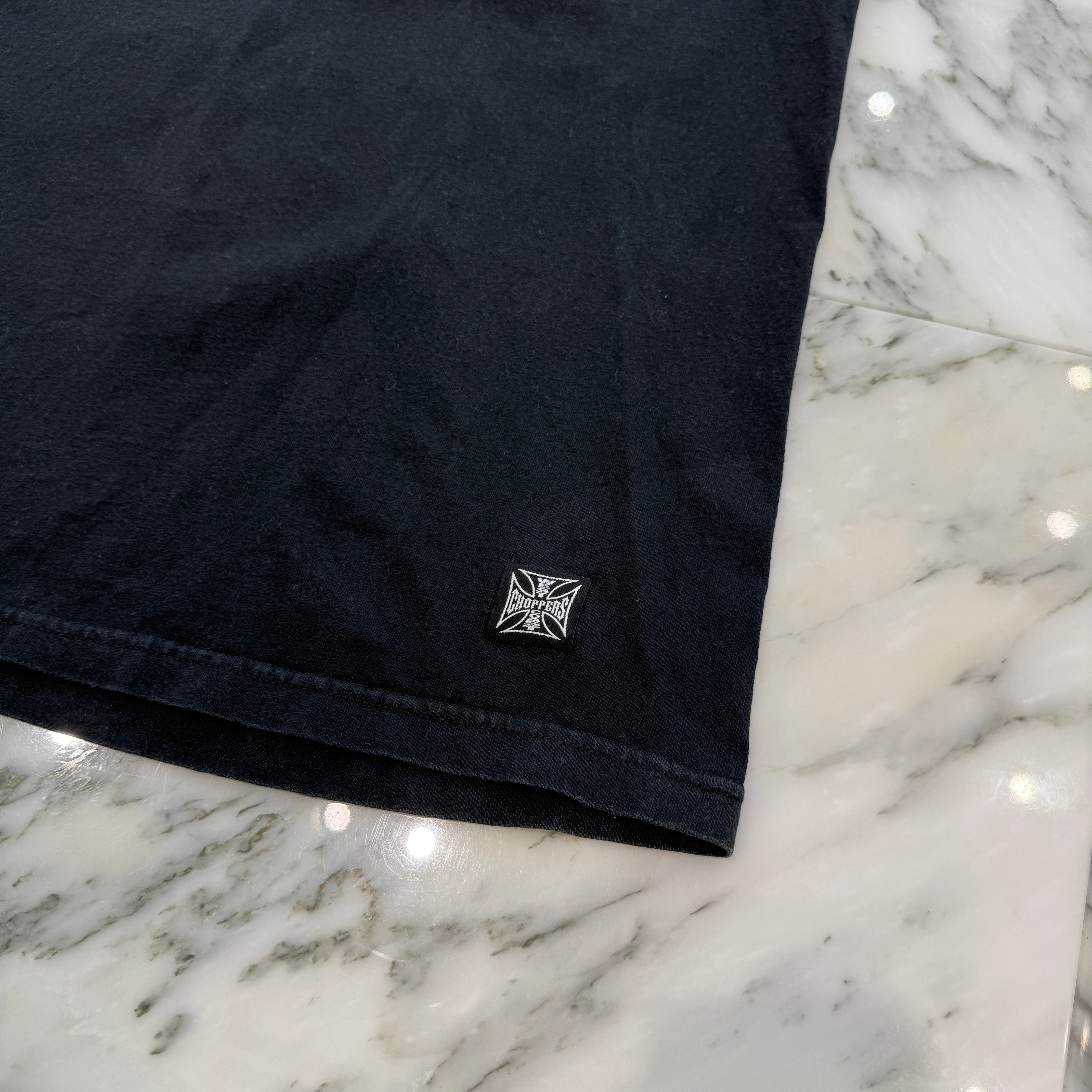 Vintage 00's West Coast Choppers "Austin Texas" IRON CROSS S/S Tee  00's ウエストコーストチョッパーズ "オースティン テキサス" アイアンクロス Tシャツ