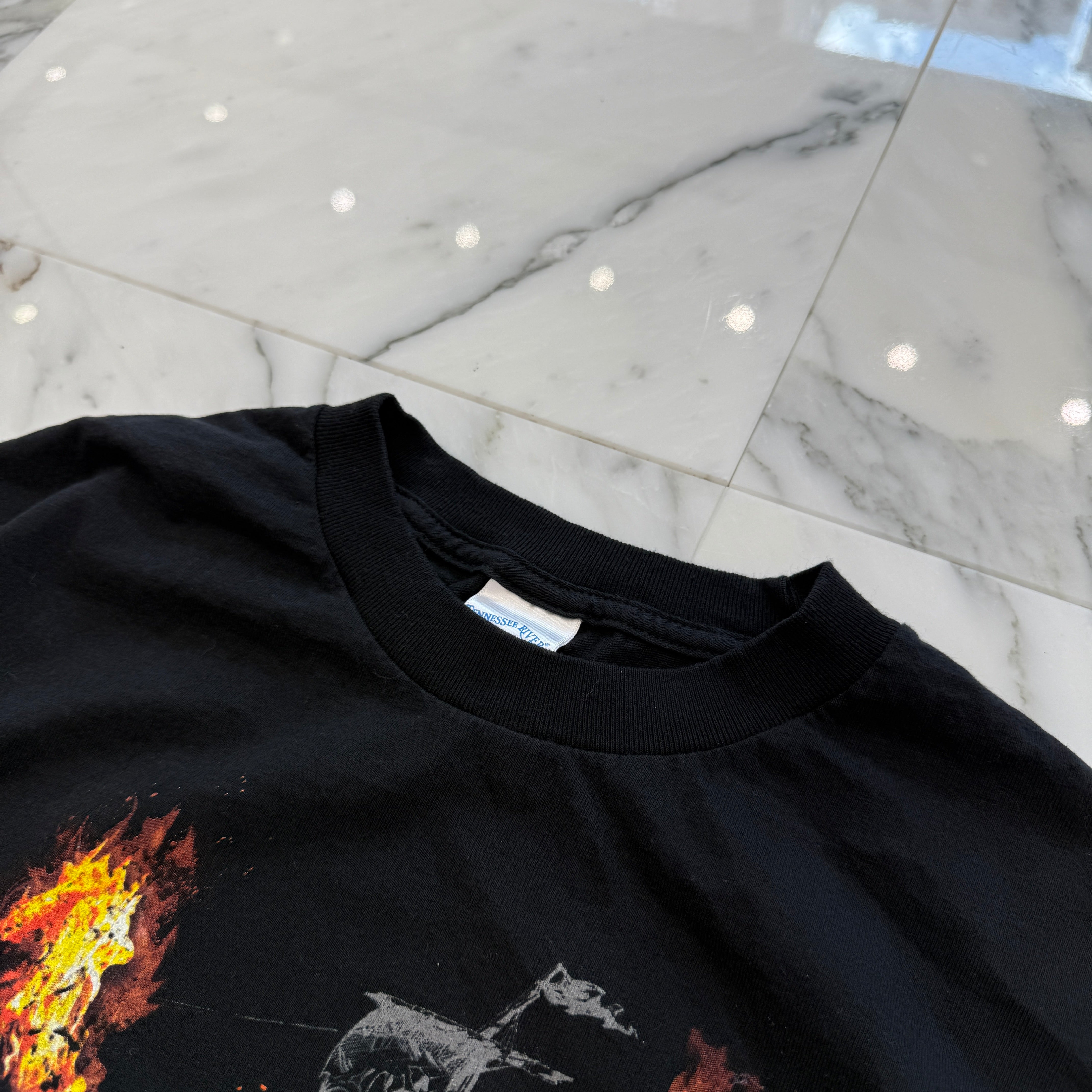 Vintage 00's Disney Pirates of the Caribbean "SAILORS GRAVE" TENNESSEE RIVER S/S Tee Size L 00's ディズニー パイレーツ・オブ・カリビアン "セイラーズ・グレイブ" テネシーリバー社製 Tシャツ サイズL