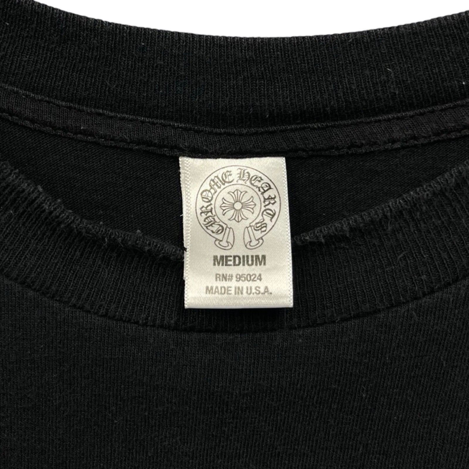 CHROME HEARTS Back Arch USA Logo Tee Size M