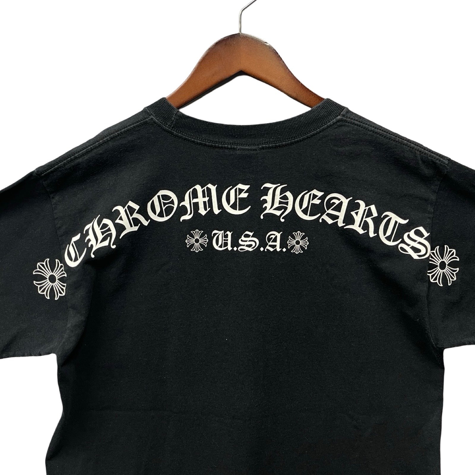 CHROME HEARTS Back Arch USA Logo Tee Size M