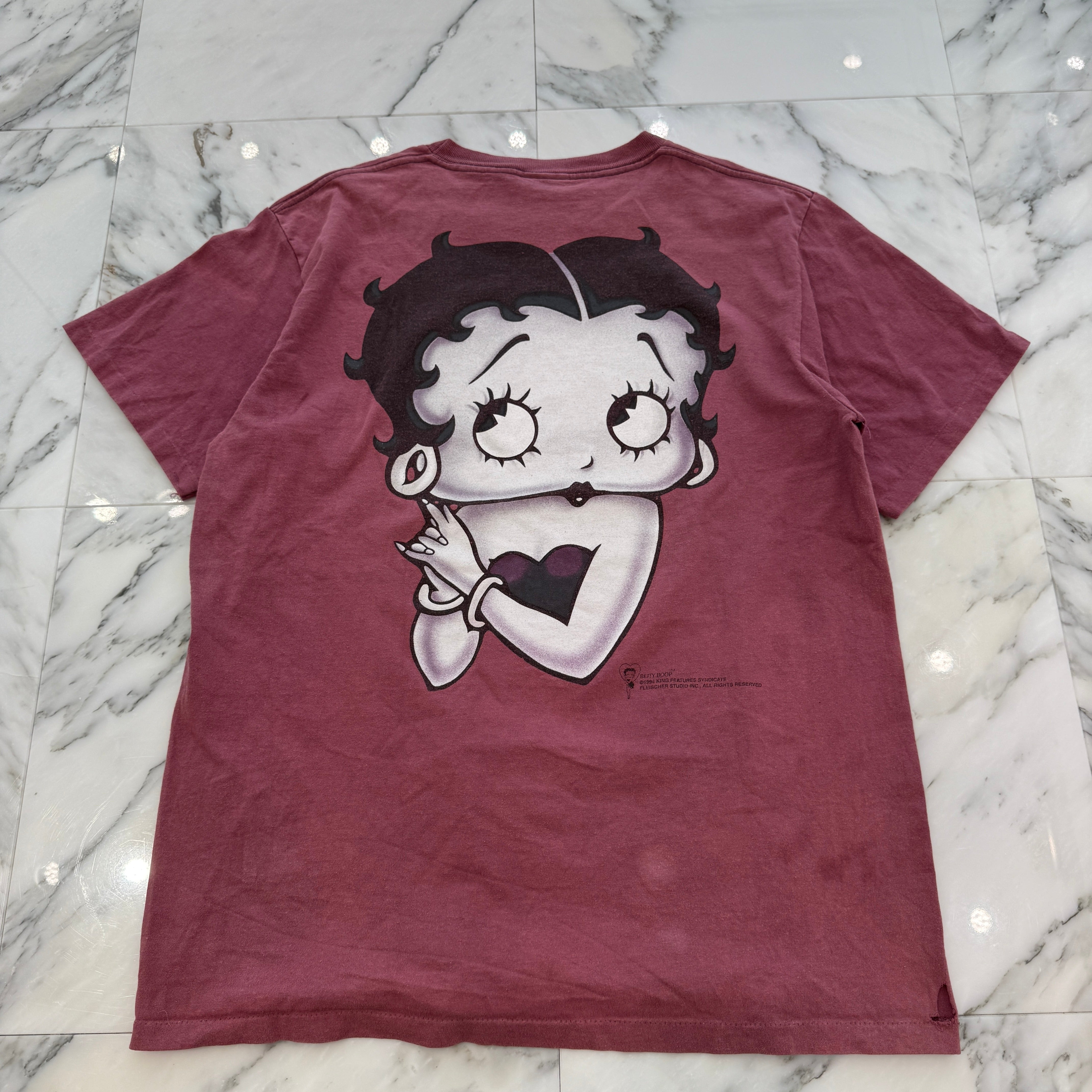 Vintage 90's Betty Boop "BOOP WEAR" 1994 Changes S/S Tee Size XL 90's ベティブープ "ブープ・ウェア” 1994 チェンジーズ社製 Tシャツ サイズXL