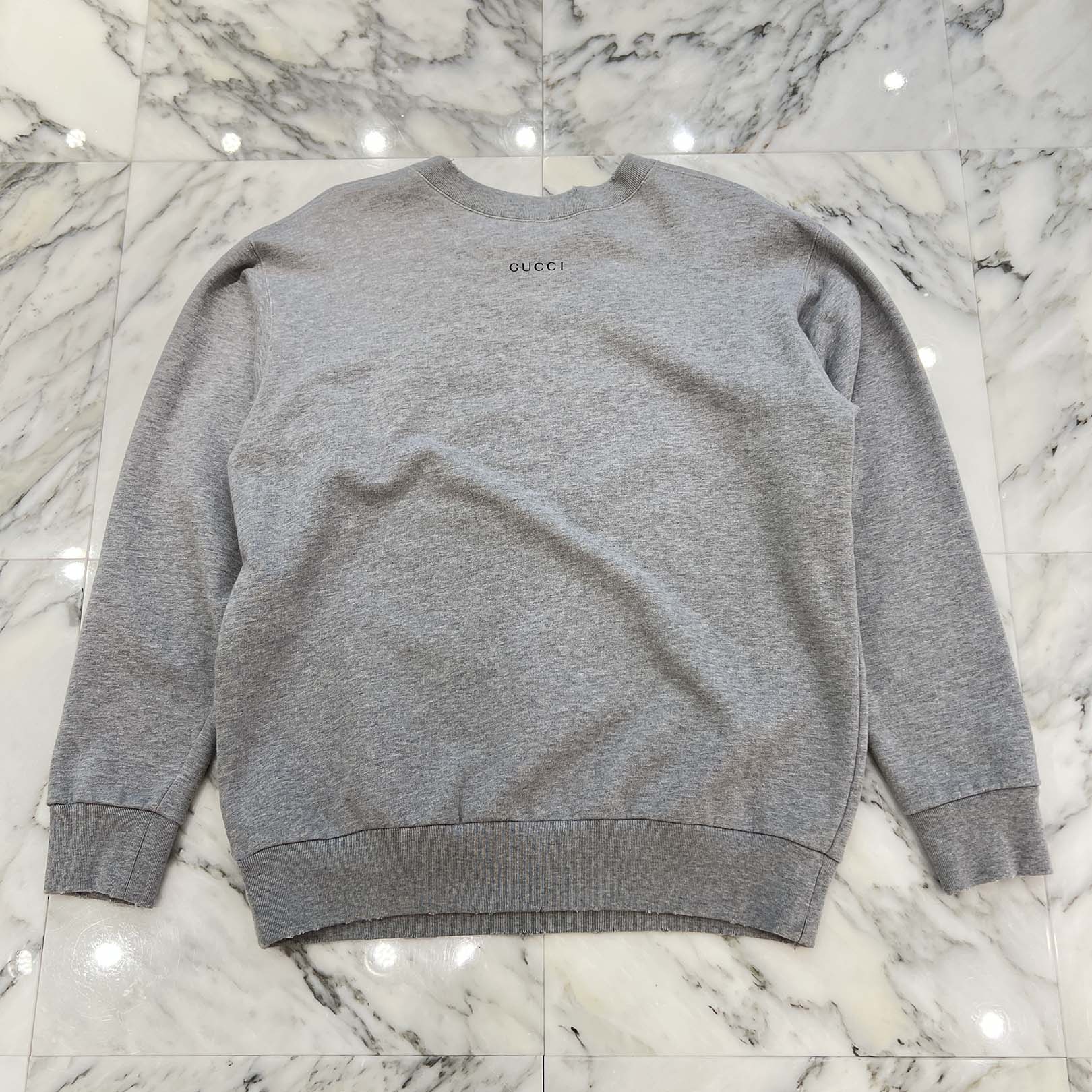 GUCCI × Disney 2021SS Donald Duck "FLASH" Print Sweatshirt 623245 XJDAJ Size XS グッチ × ディスニー ドナルドダック "フラッシュ" プリントスウェットシャツ サイズXS