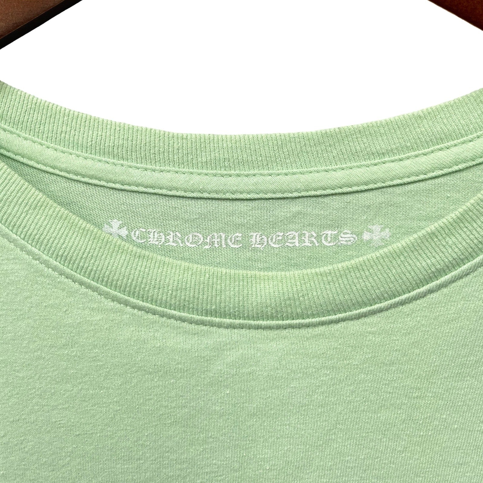 CHROME HEARTS × MATTY BOY 2019SS PPO SEAFORM GRN Long Sleeve Tee Size L