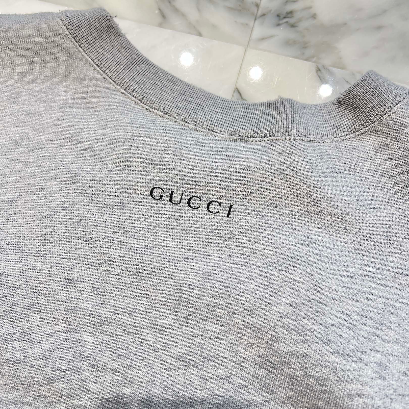 GUCCI × Disney 2021SS Donald Duck "FLASH" Print Sweatshirt 623245 XJDAJ Size XS グッチ × ディスニー ドナルドダック "フラッシュ" プリントスウェットシャツ サイズXS