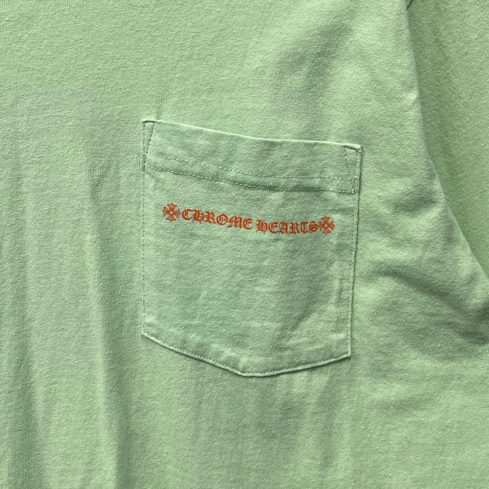 CHROME HEARTS × MATTY BOY 2019SS PPO SEAFORM GRN Long Sleeve Tee Size L