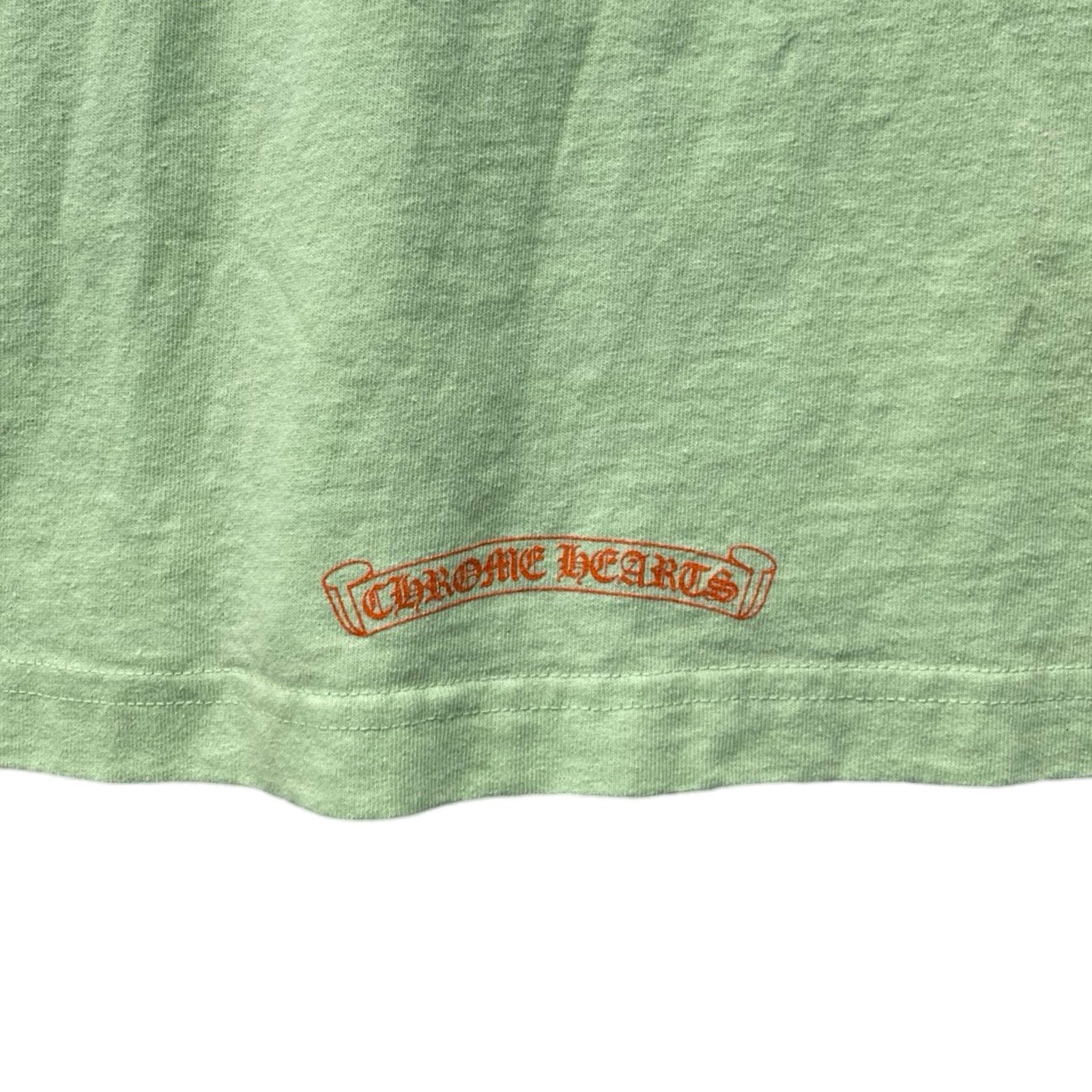 CHROME HEARTS × MATTY BOY 2019SS PPO SEAFORM GRN Long Sleeve Tee Size L