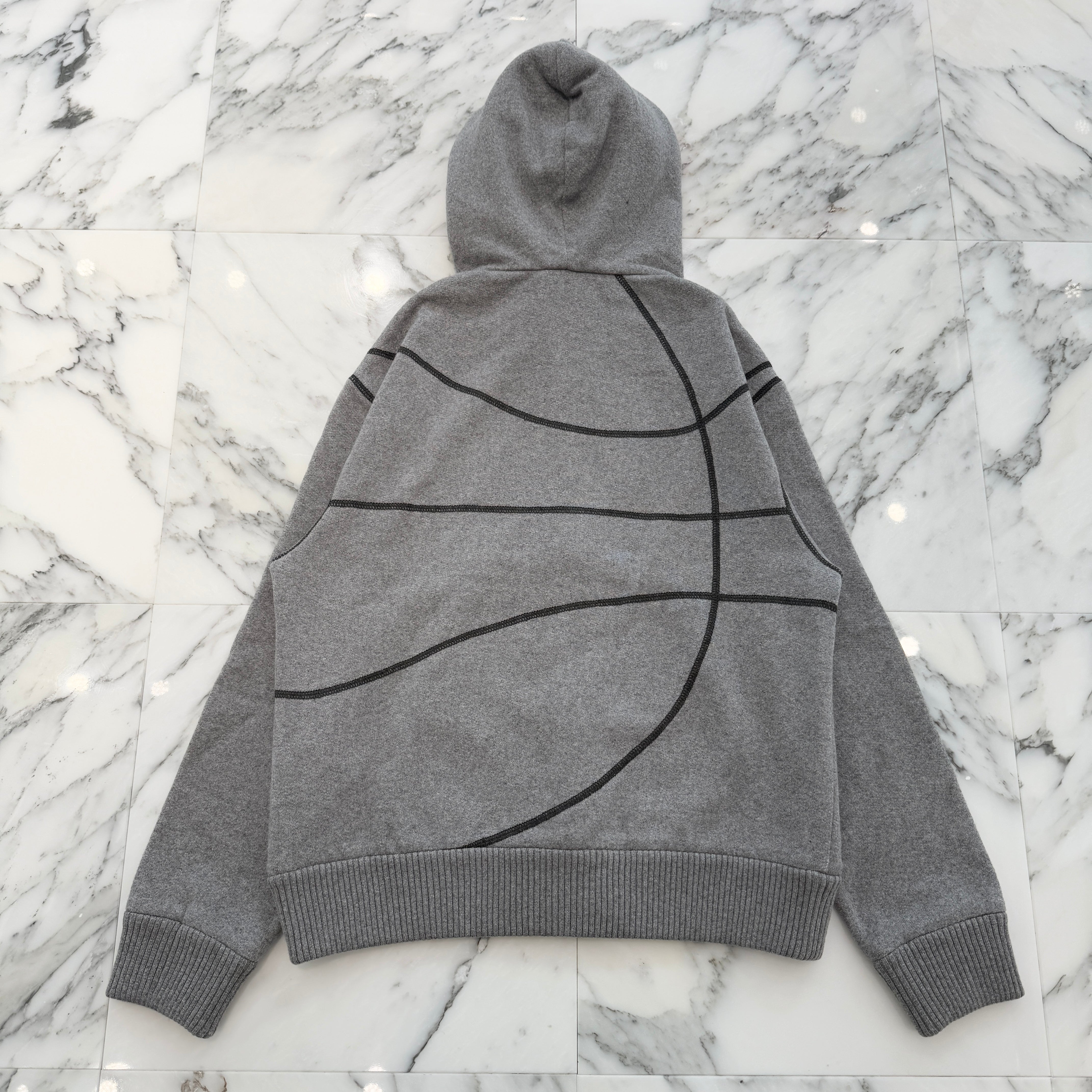 LOUIS VUITTON × NBA 2021AW Logo Embroidery Zip Up Hoodie Size S ルイ・ヴィトン × エヌビーエー ロゴエンブロイダリー ジップアップフーディ サイズS