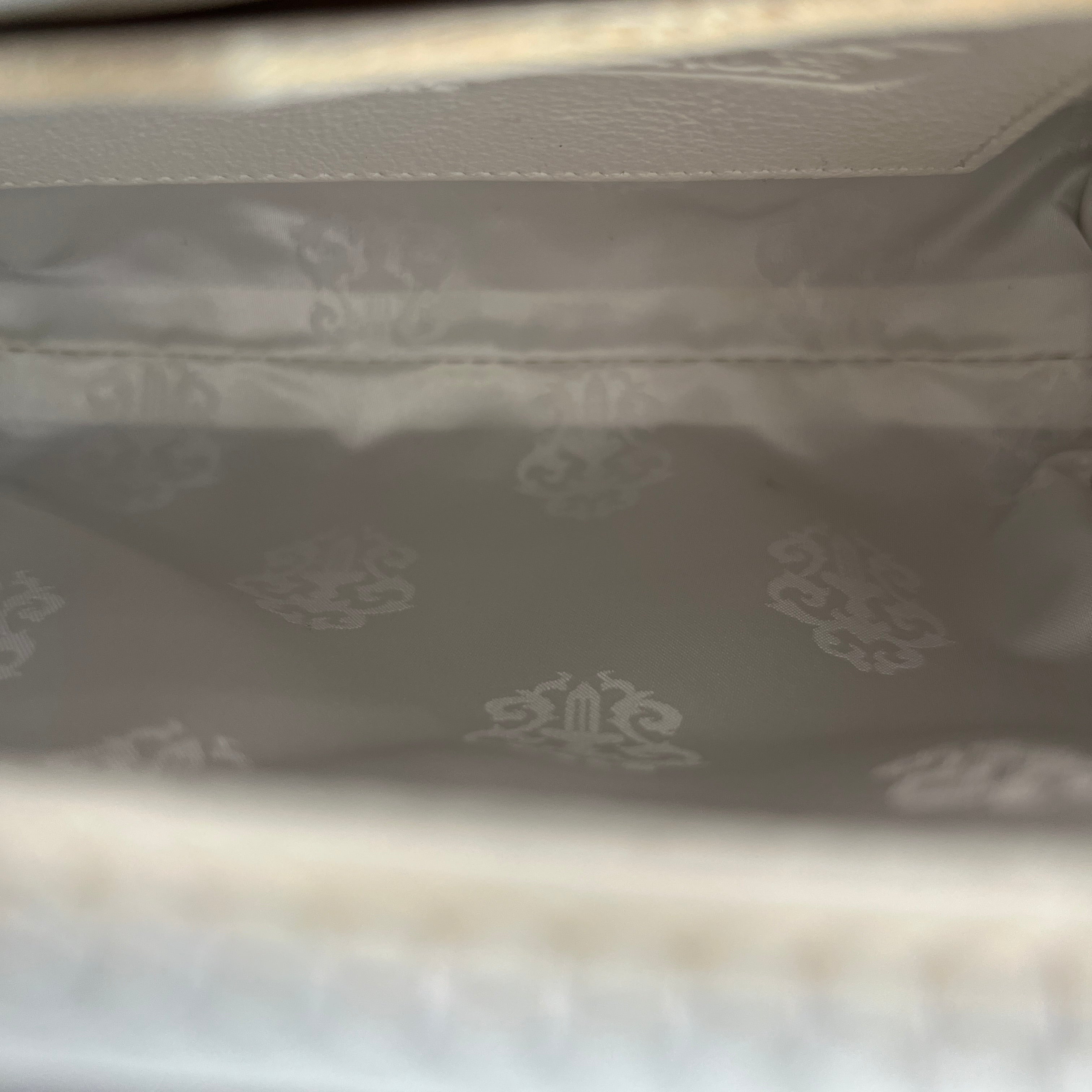 CHROME HEARTS DOG ADAMS Silver Cross Leather Shoulder Hand Bag クロムハーツ ドッグアダムズ シルバークロス レザー ショルダー ハンドバッグ