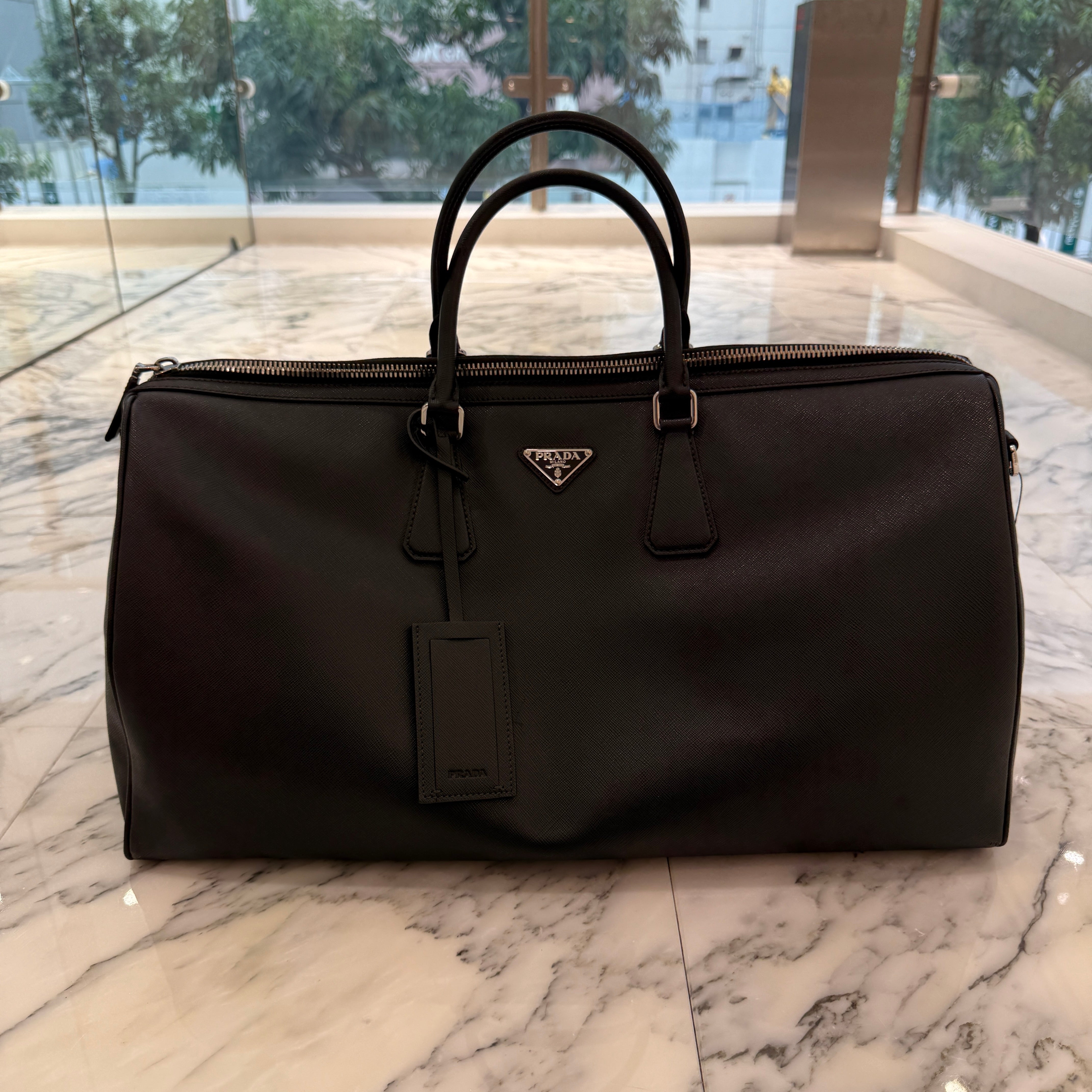 PRADA 2024SS Saffiano Leather Duffle Bag 2VC018_9Z2_F0002_V_OOO プラダ サフィアーノレザー ダッフルバッグ