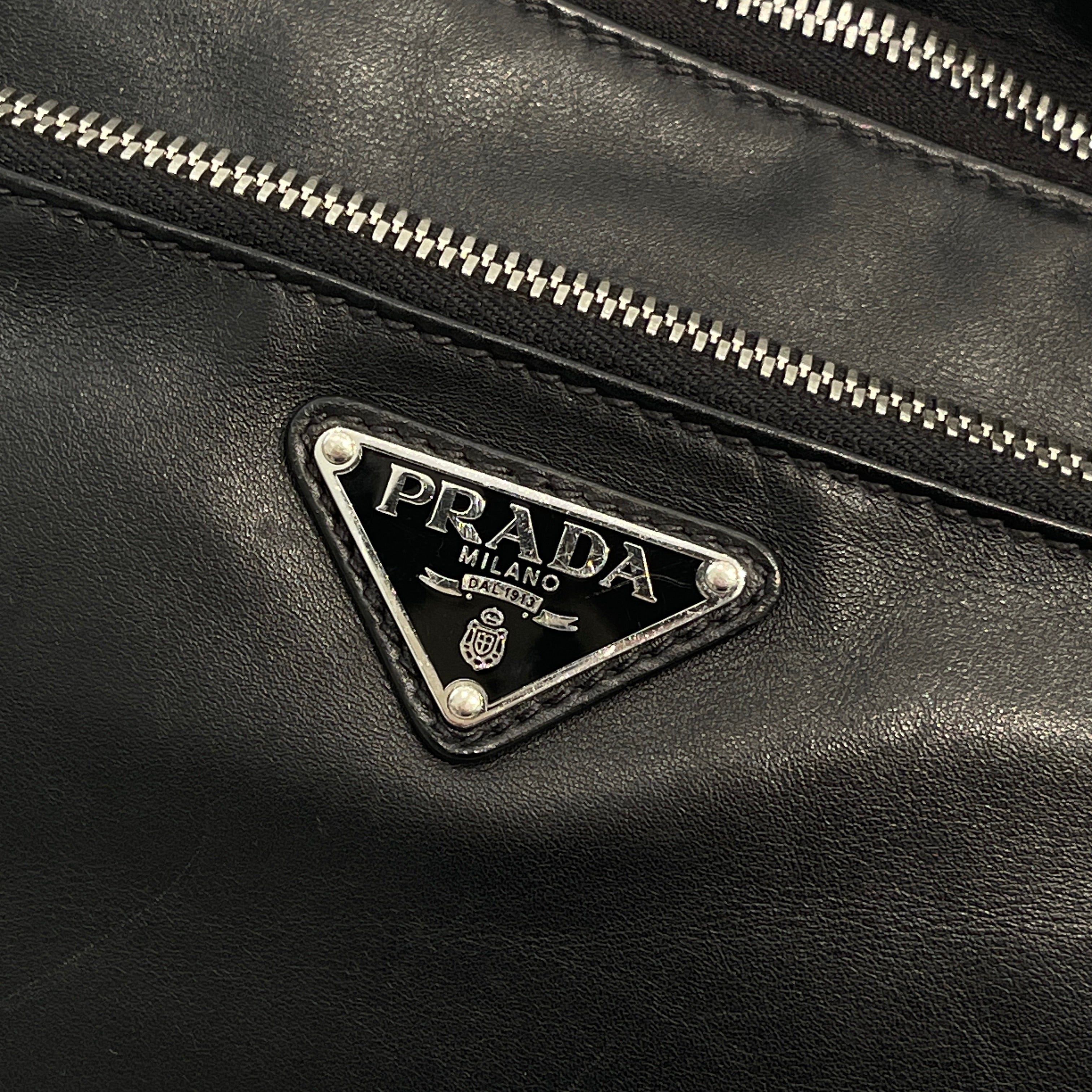 PRADA 2021AW Triangle Logo Leather West Poach 2VH140_2DXV_F0002_V_OOO プラダ トライアングルロゴ レザーウェストポーチ