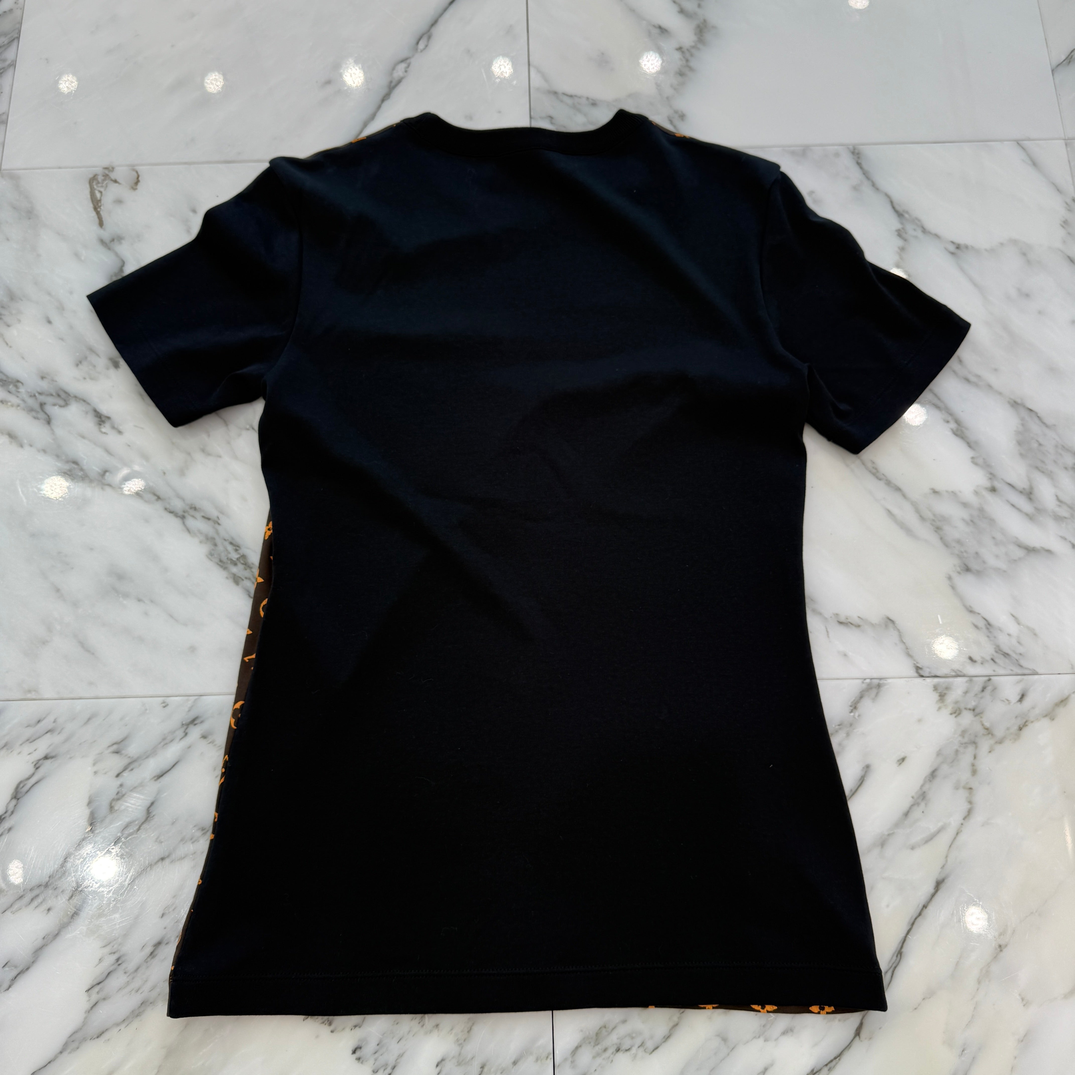 LOUIS VUITTON 2021AW LV Logo Monogram Cotton Tee 1A9461 Size XS ルイヴィトン LVロゴ モノグラム コットンTシャツ サイズXS