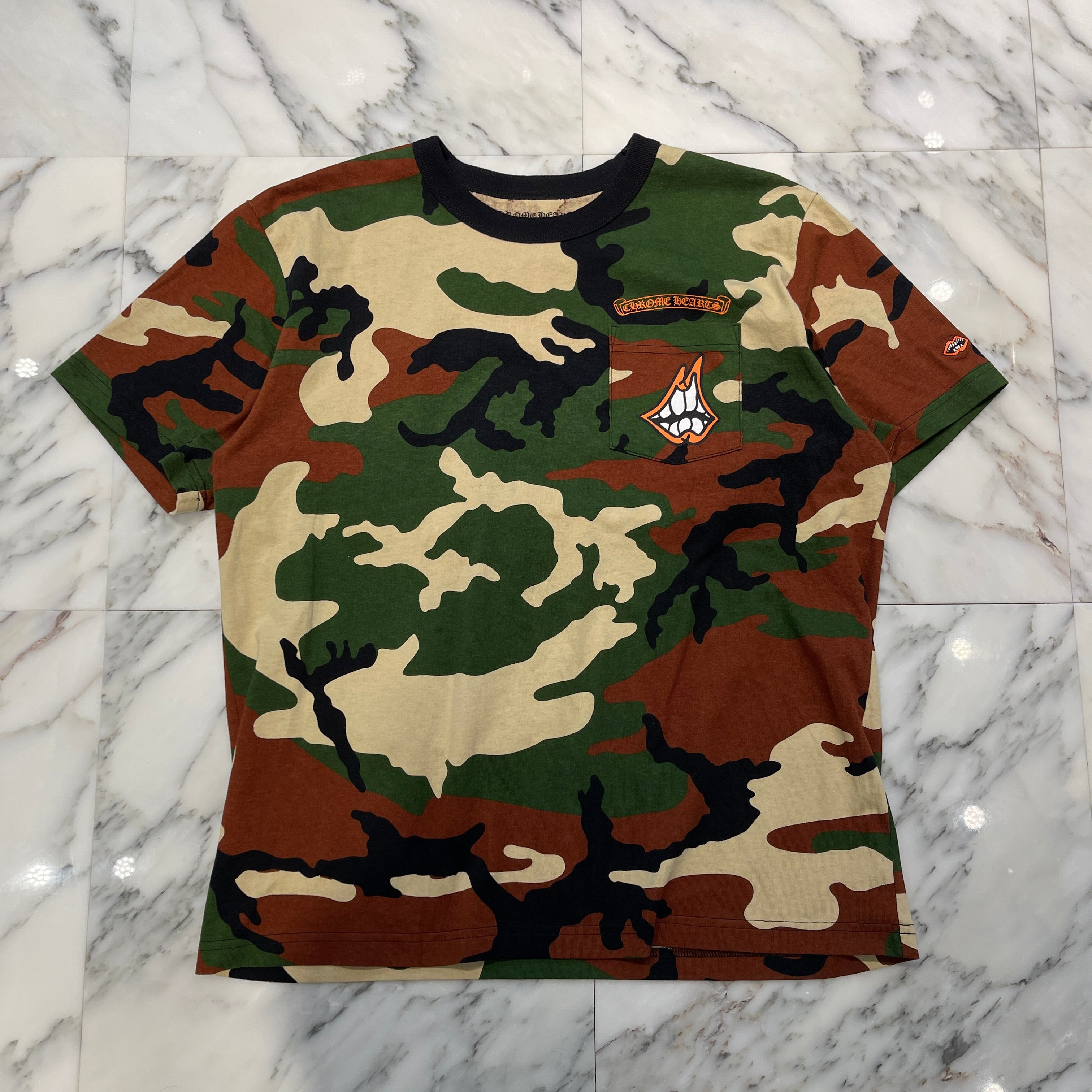 CHROME HEARTS × MATTY BOY 2022SS PPO CAUTION Tee Size L クロムハーツ × マッティボーイ コーションTシャツ サイズL