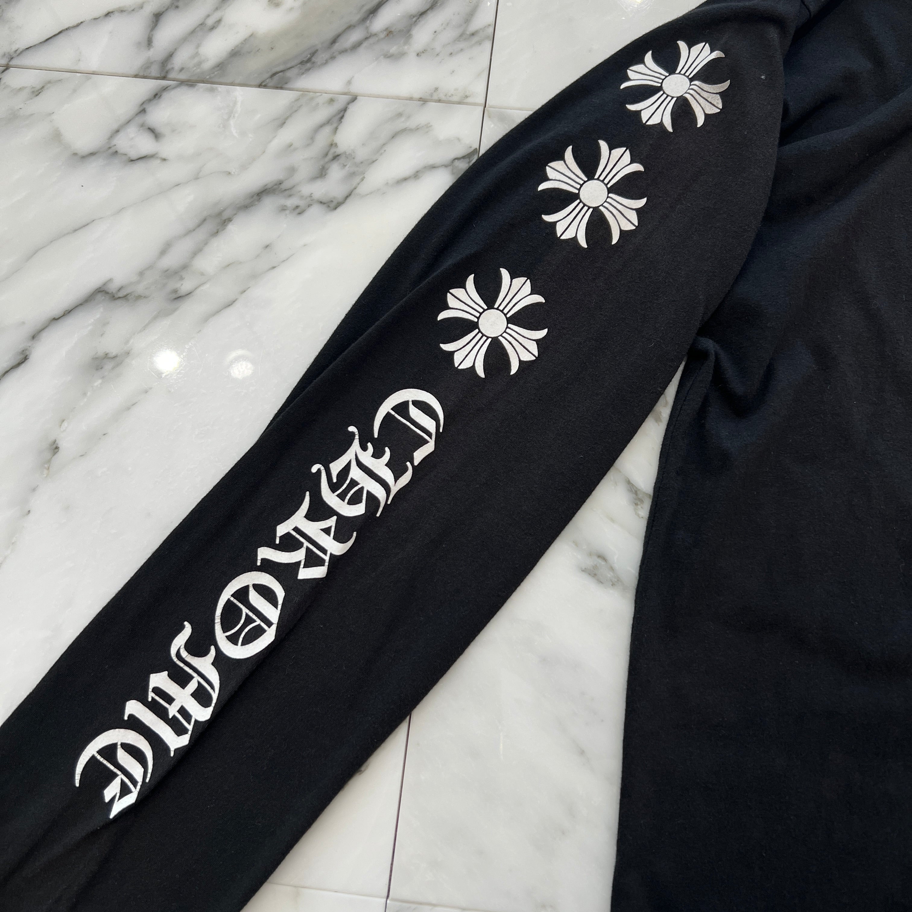 CHROME HEARTS Scroll CH Plus Long Sleeve Tee Size XL クロムハーツ スクロール CHプラス ロングスリーブTシャツ サイズXL