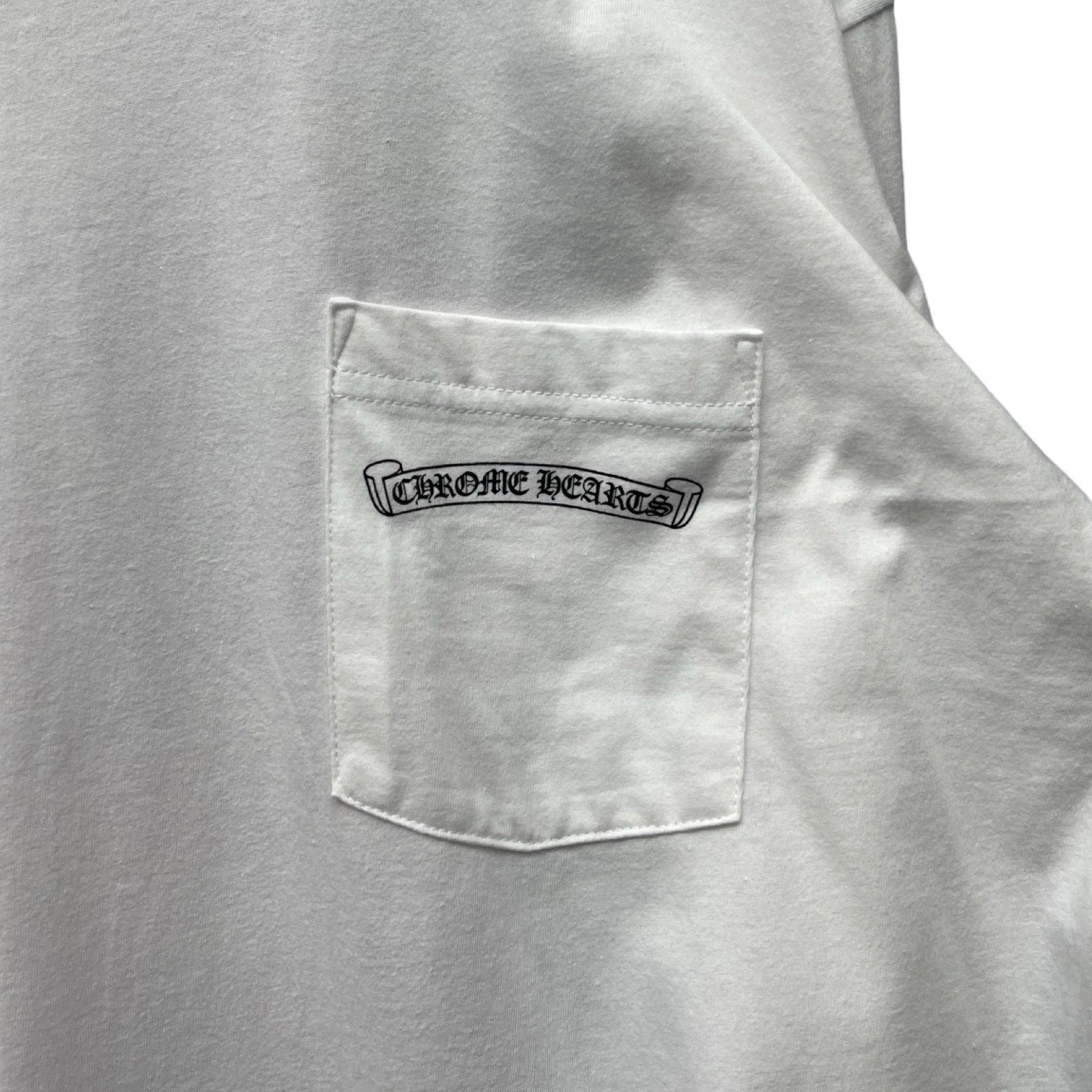 CHROME HEARTS Dagger Eye Chart Long Sleeve Tee Size XXL