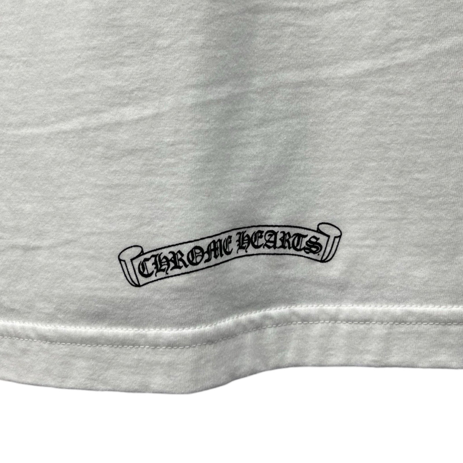 CHROME HEARTS Dagger Eye Chart Long Sleeve Tee Size XXL