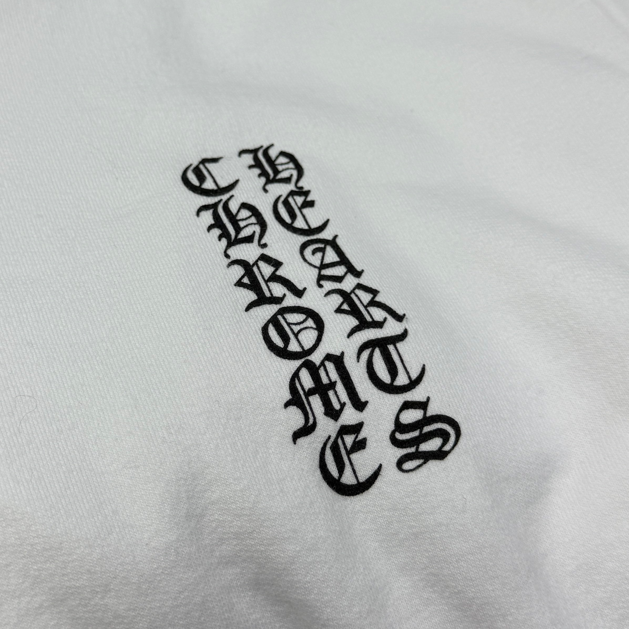 CHROME HEARTS Vertical Logo Zip Up Hoodie Size S クロムハーツ ヴァーティカルロゴ ジップアップ フーディー サイズS