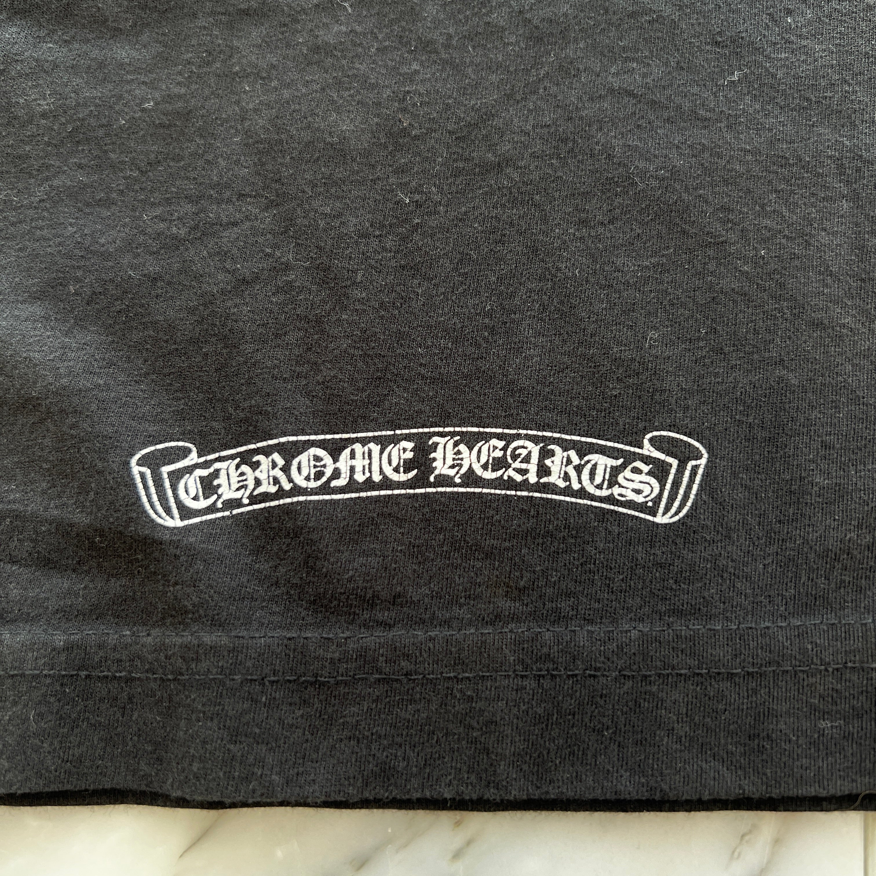 CHROME HEARTS Scroll CH Plus Long Sleeve Tee Size XL クロムハーツ スクロール CHプラス ロングスリーブTシャツ サイズXL