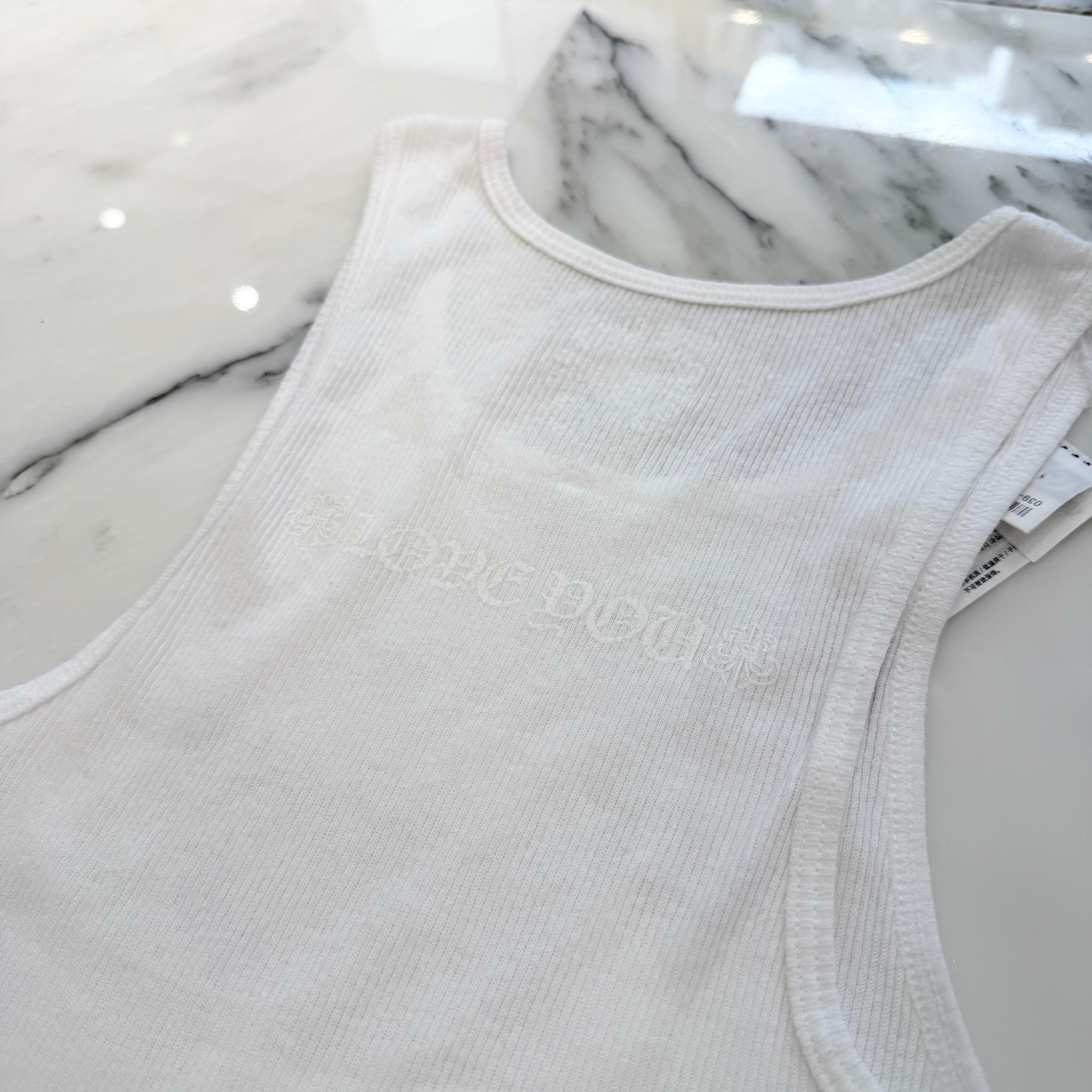 CHROME HEARTS CANNES Limited Love You BS FLARE Print Tank Top Size S クロムハーツ カンヌ限定 ラブユー BSフレア プリント タンクトップ サイズS