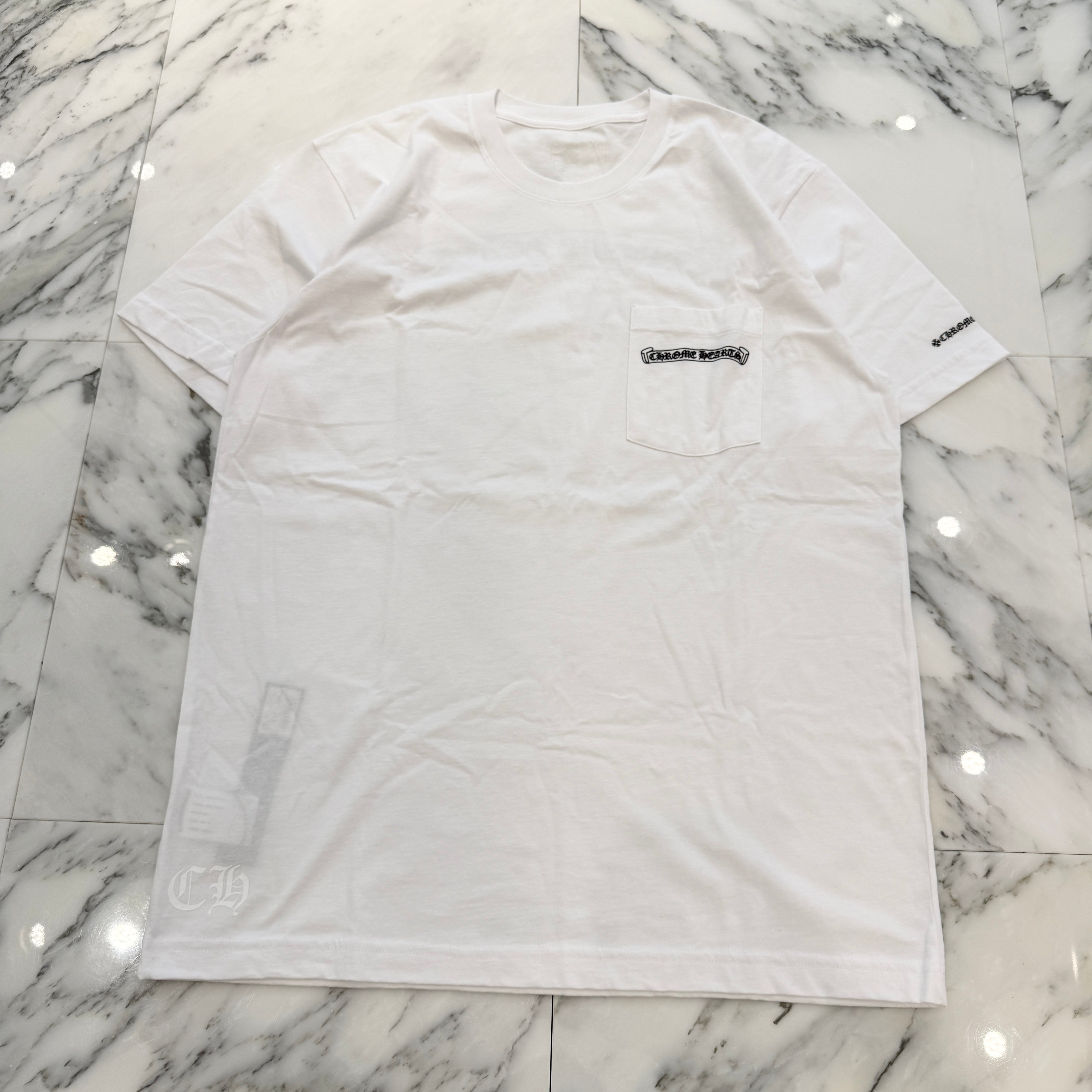 CHROME HEARTS Back Scroll Logo Tee Size L クロムハーツ バックスクロールロゴ Tシャツ サイズL