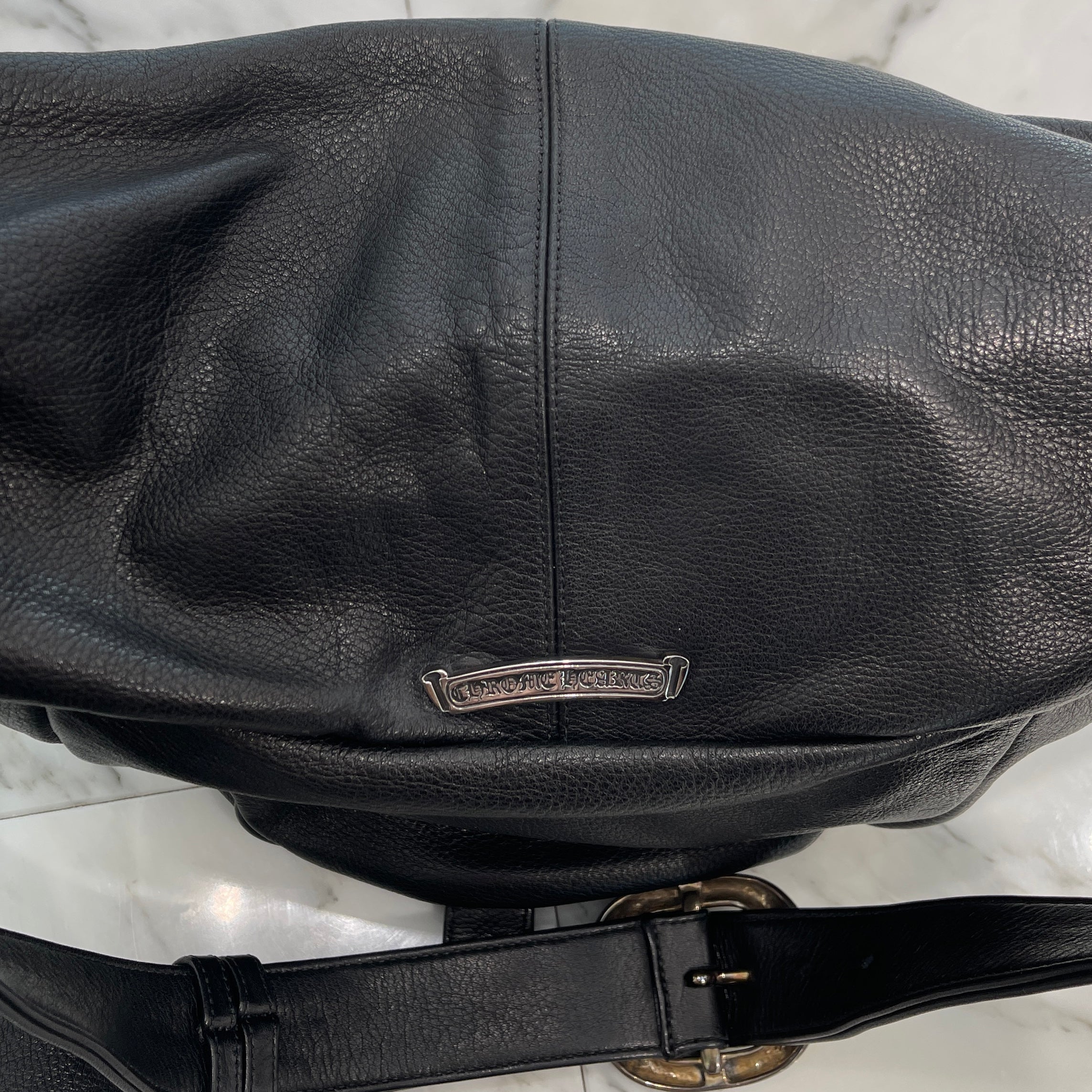 CHROME HEARTS 1 SNAT PACK MEDIUM LEATHER WAIST BAG Size XL クロムハーツ 1スナットパック ミディアムレザー ウェストバッグ サイズXL